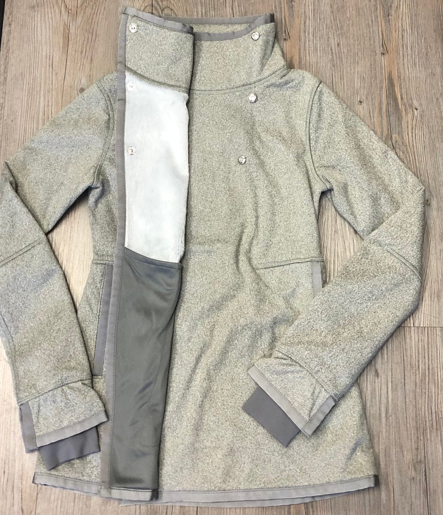 Grey Ivviva Fleece Lined Jacke, 7Y