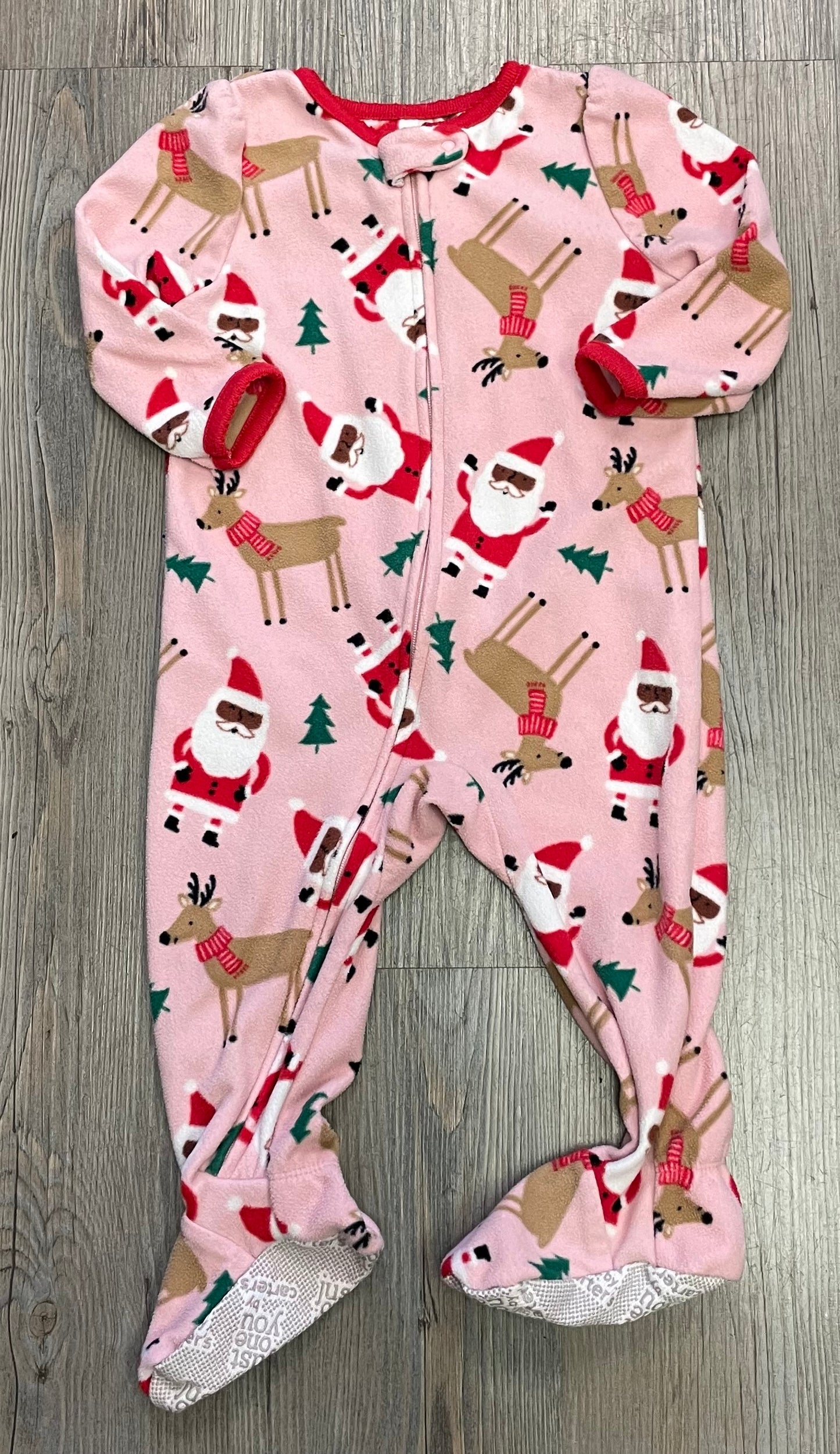 Multi Carters Pj Onesie, 12M