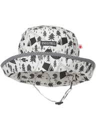 Black/Wh Roam Free Sun Hat, 3-6M