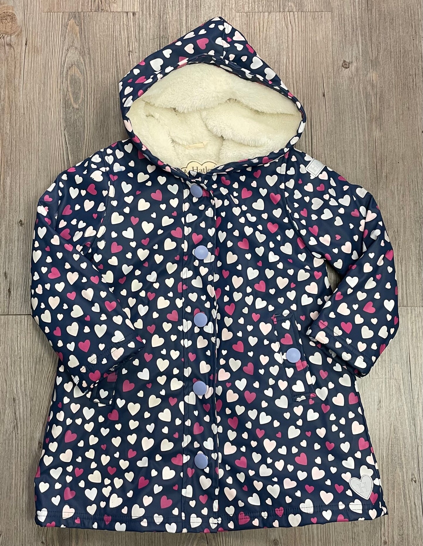Multi Hatley Fleecelined Jacket, 5Y
