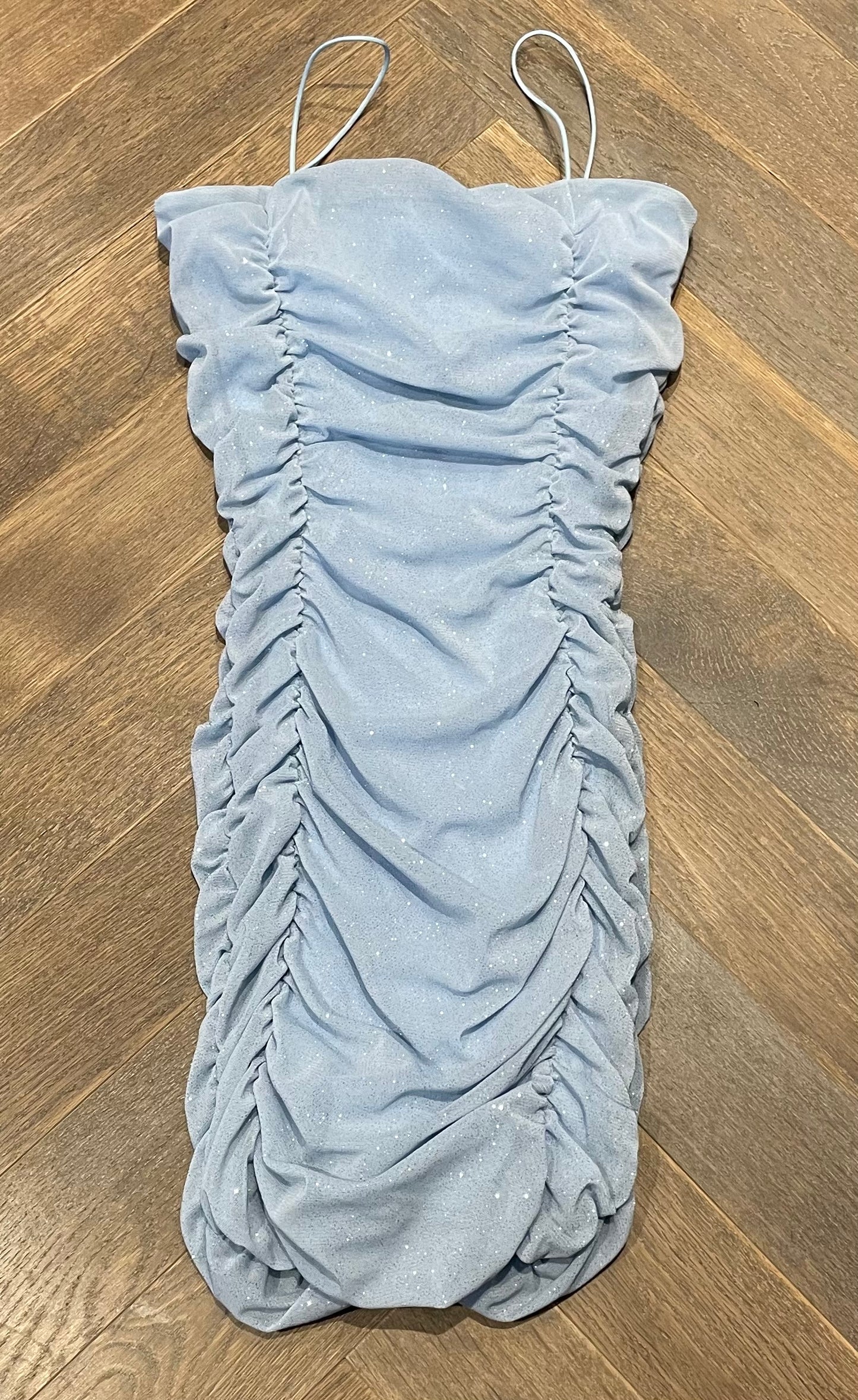 Blue Chelsea Glitter Dress, 10-12Y