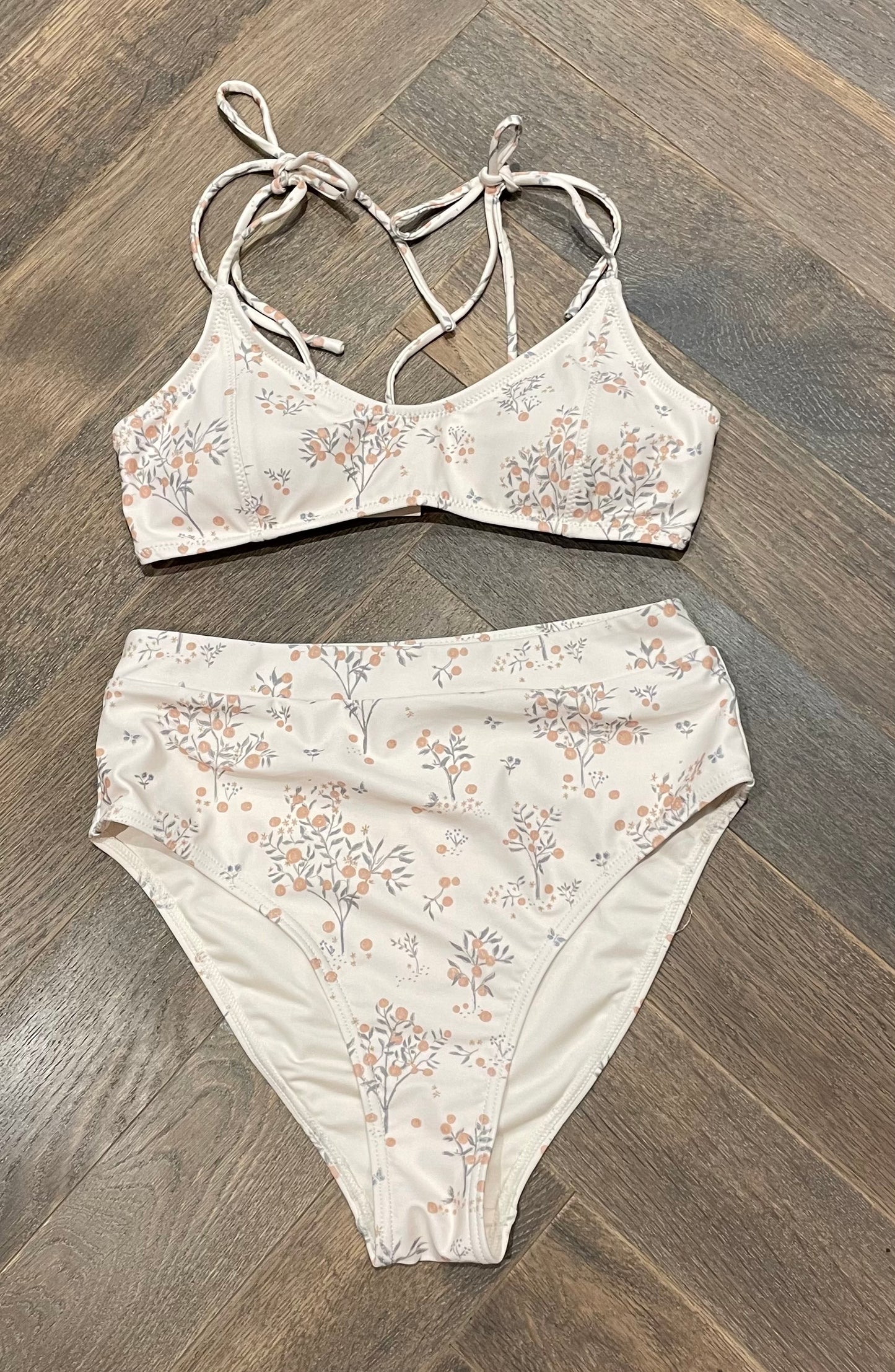 Floral Rylee + Cru Bikini Set, Small