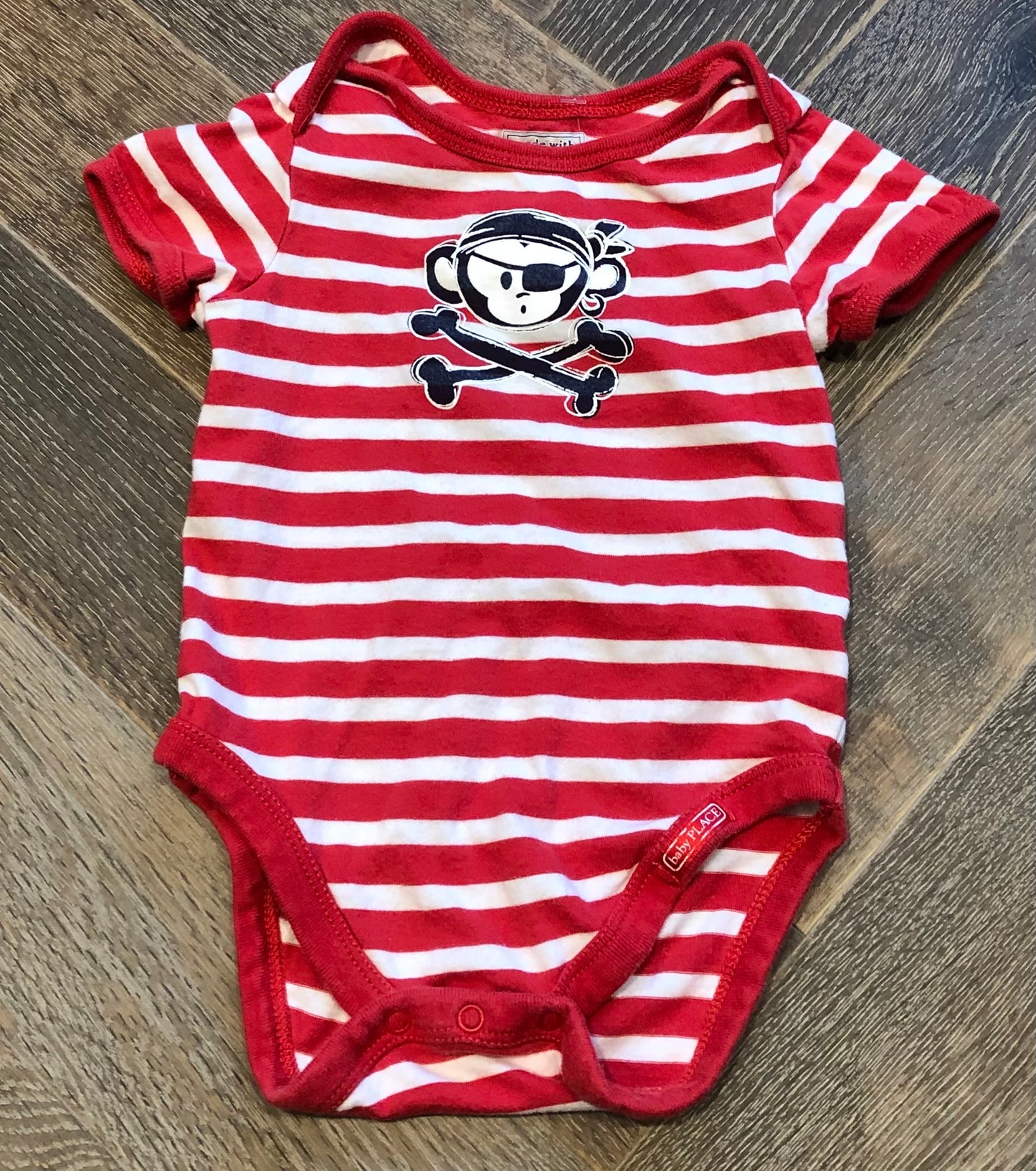 Red Childrens Place Onesie, 3-6M