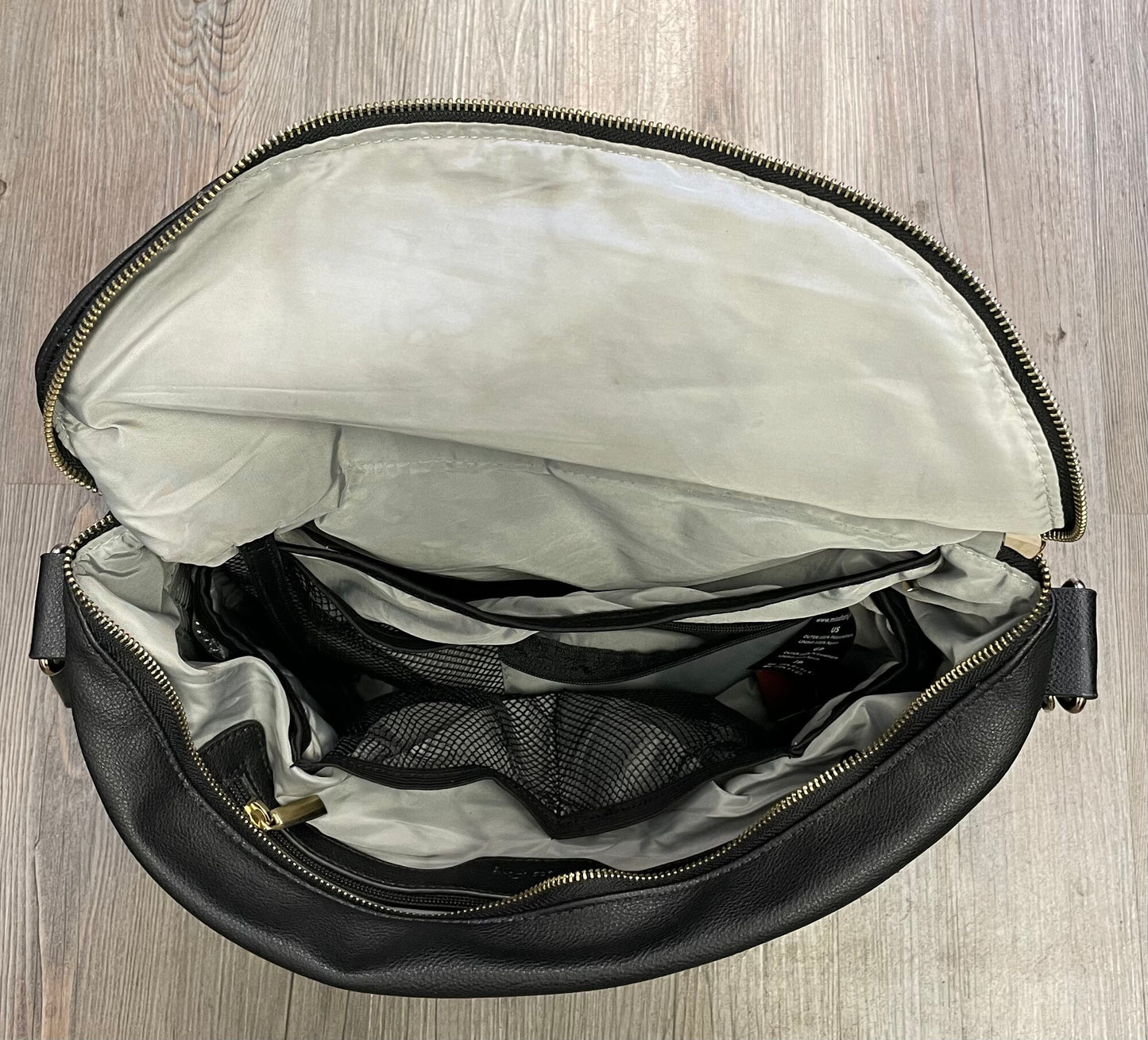 Black Miss Fong Diaper Back Pac, Pre-owned