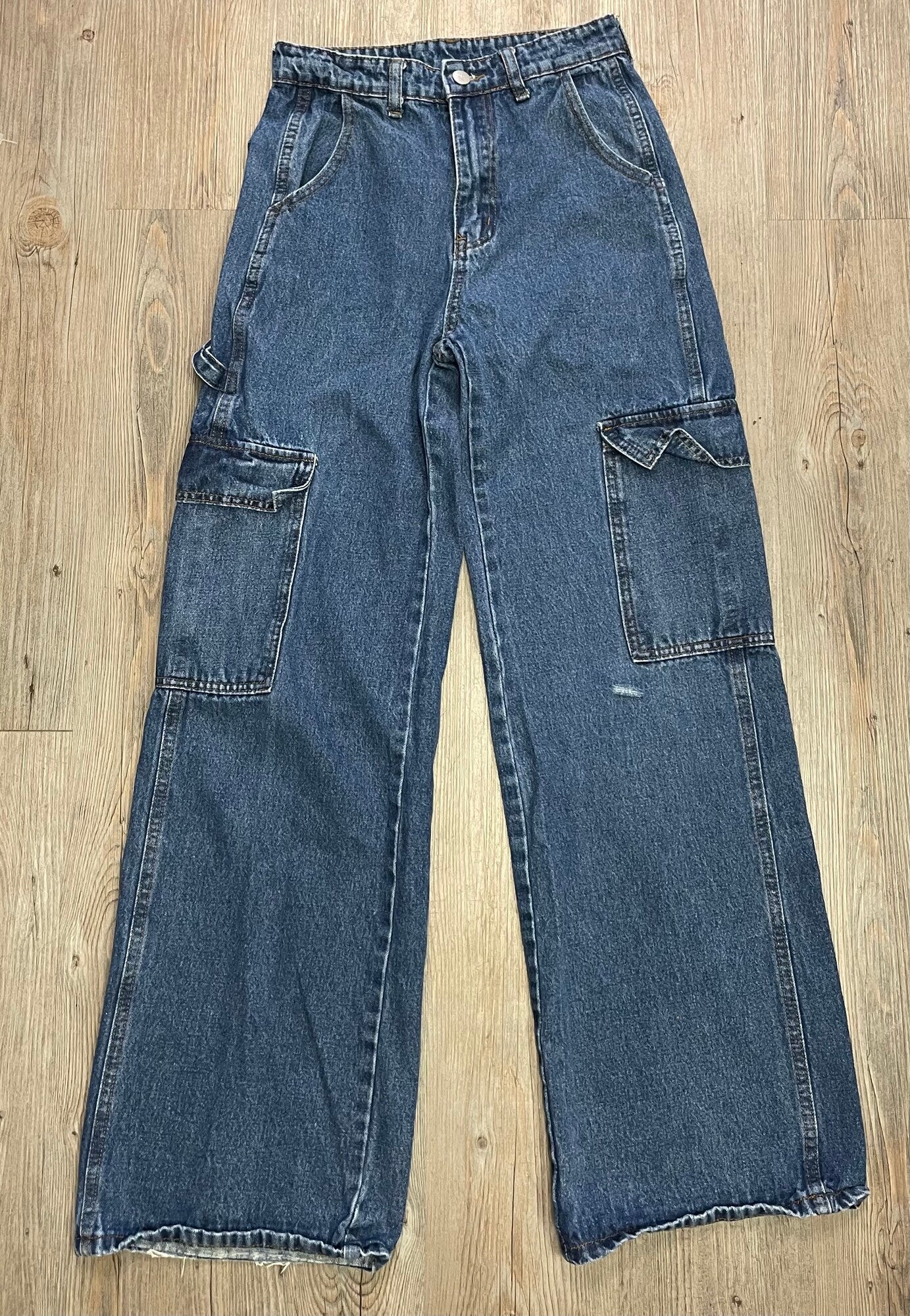 Blue Shein Wide Jeans, 14Y+
