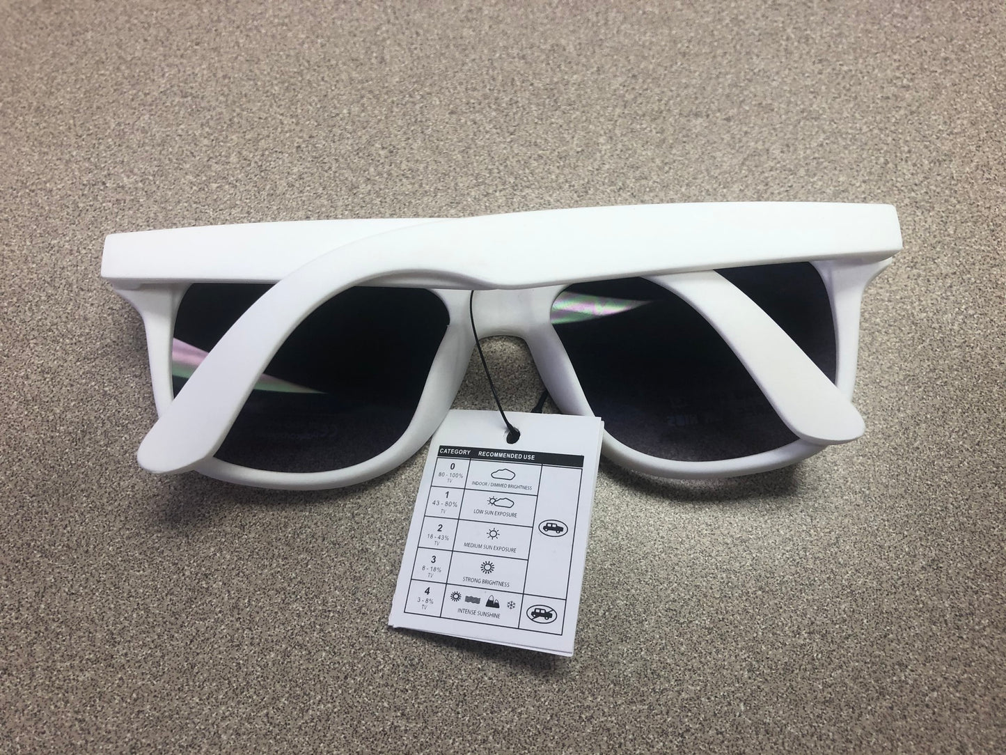 White Matte Sunglasses - NEW, 3-7 Years