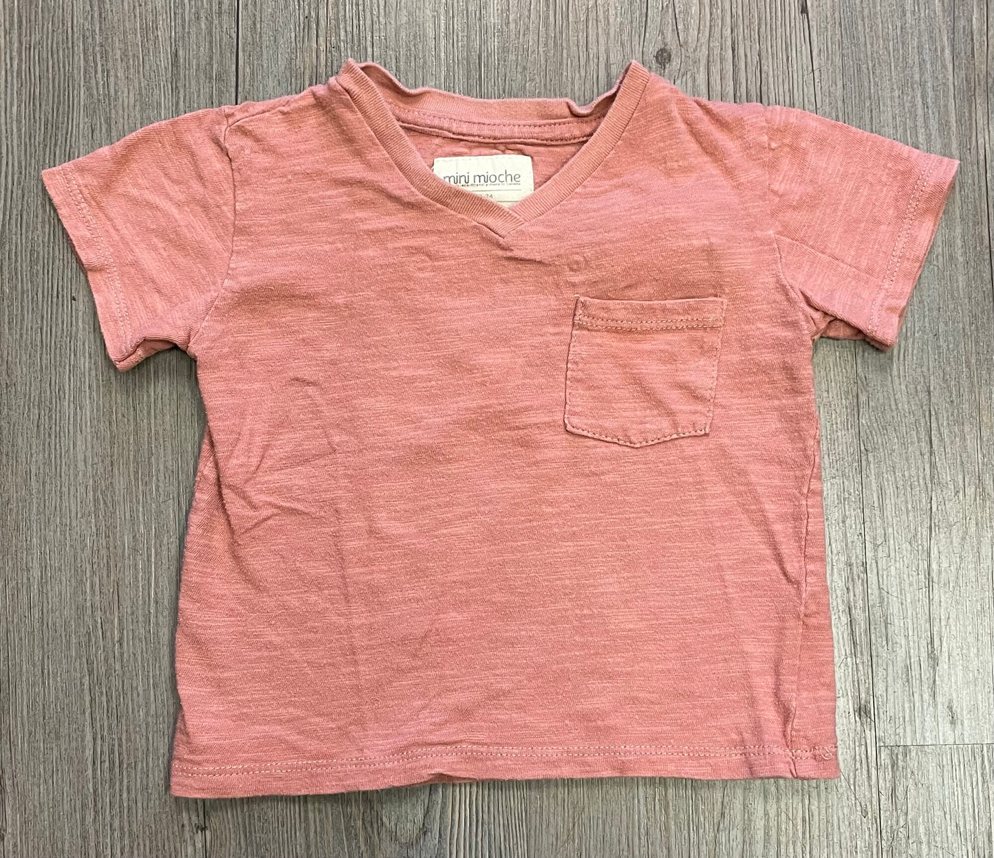 Rust Mini Mioche Tee, 18-24M