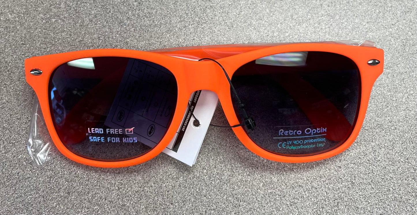 Orange Matte Sunglasses - NEW, 3-7 Years