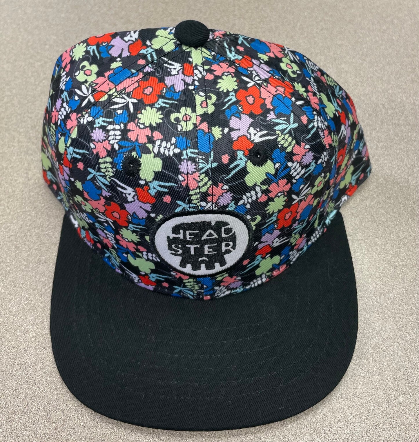 Floral Headster Baseball Cap, 2-7Y