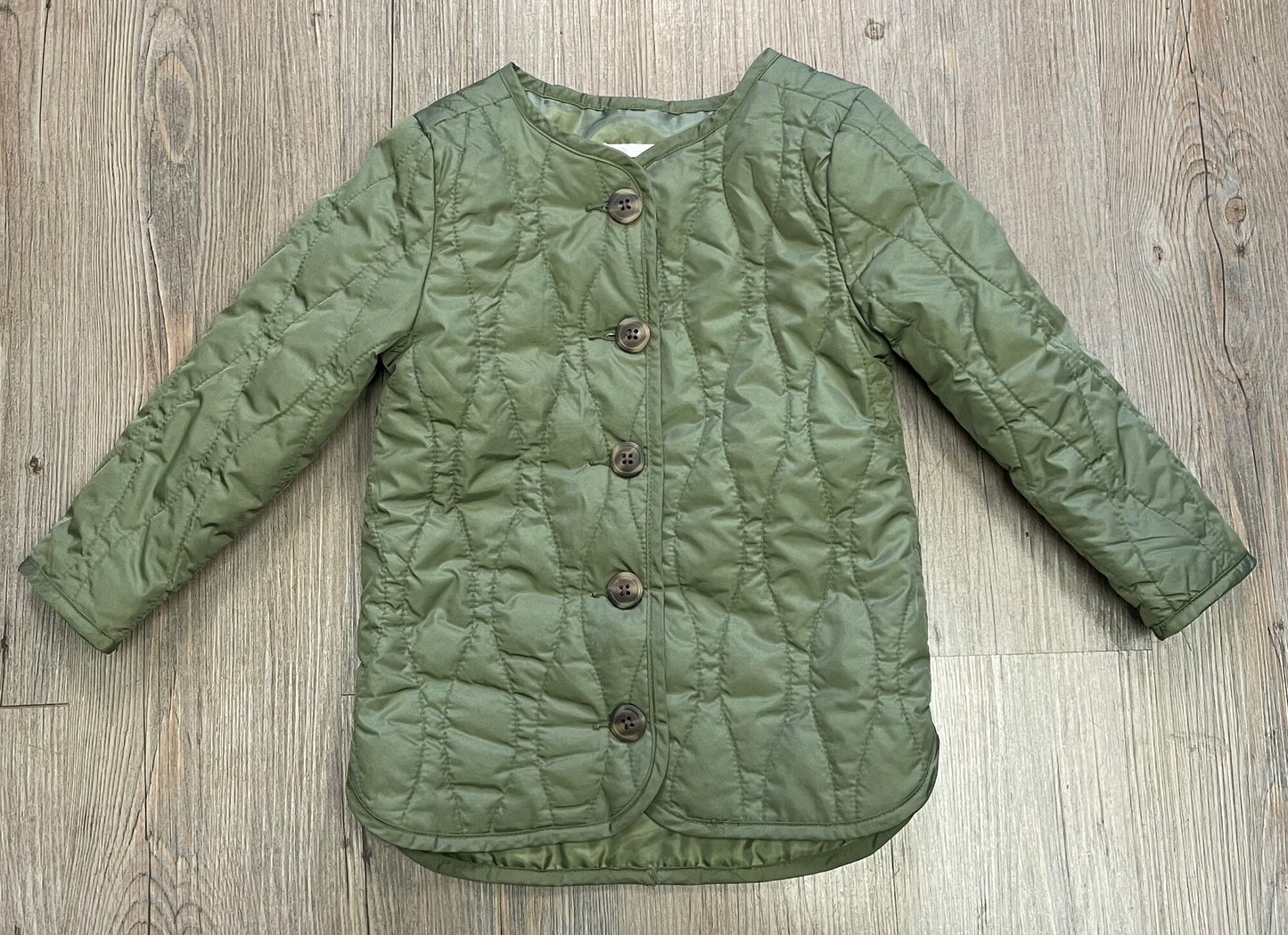 Green Old Navy Quilted Jacket, 3Y