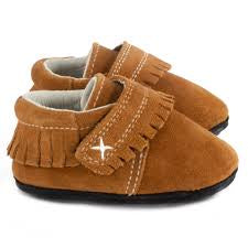 Brown My Mocs - Sage Fringe, 18-24M