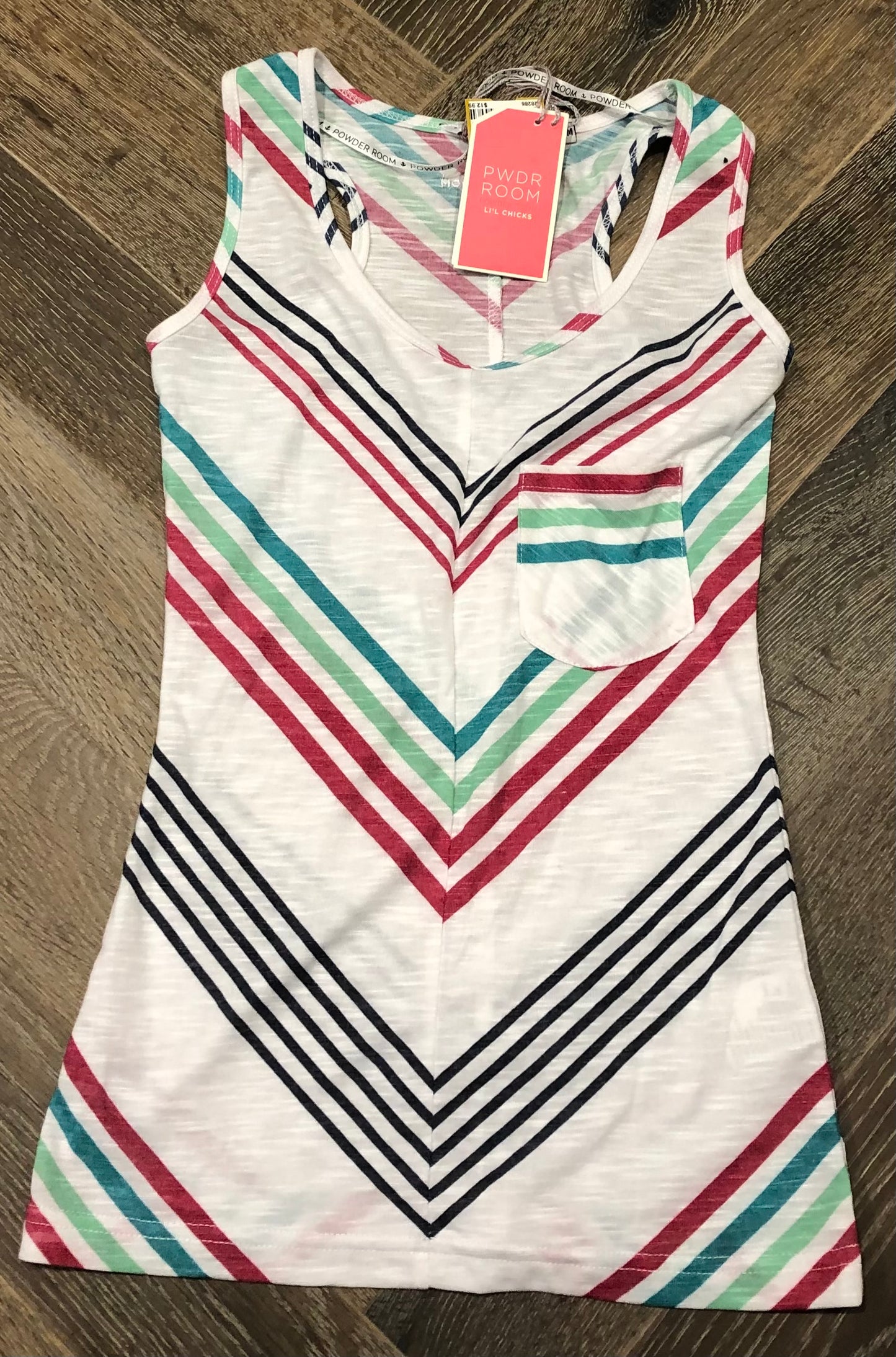 Multi Powder Room Tank Top, 12Y