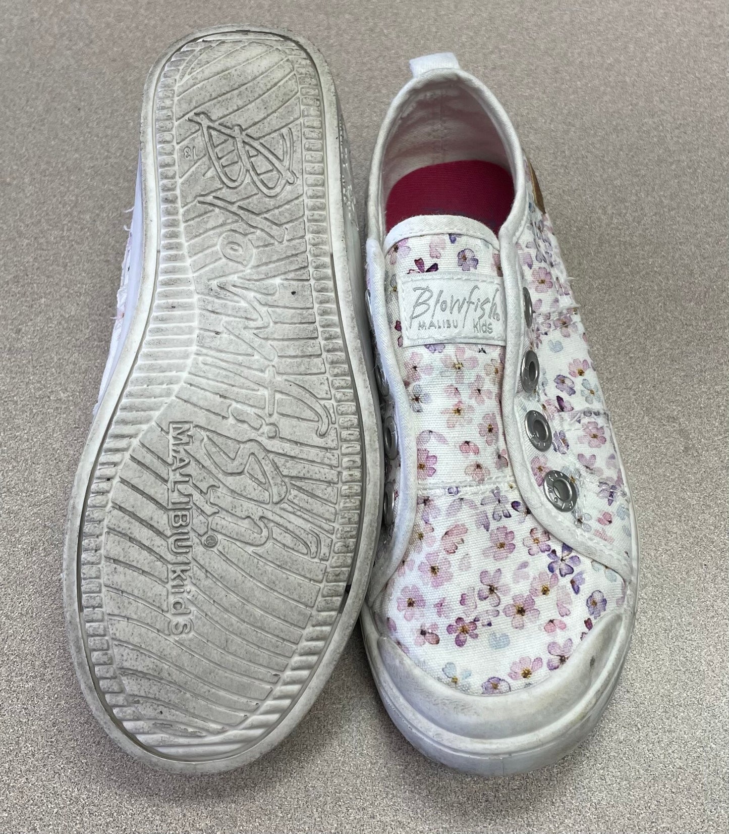 Floral Blowfish Sneaker, 13Y