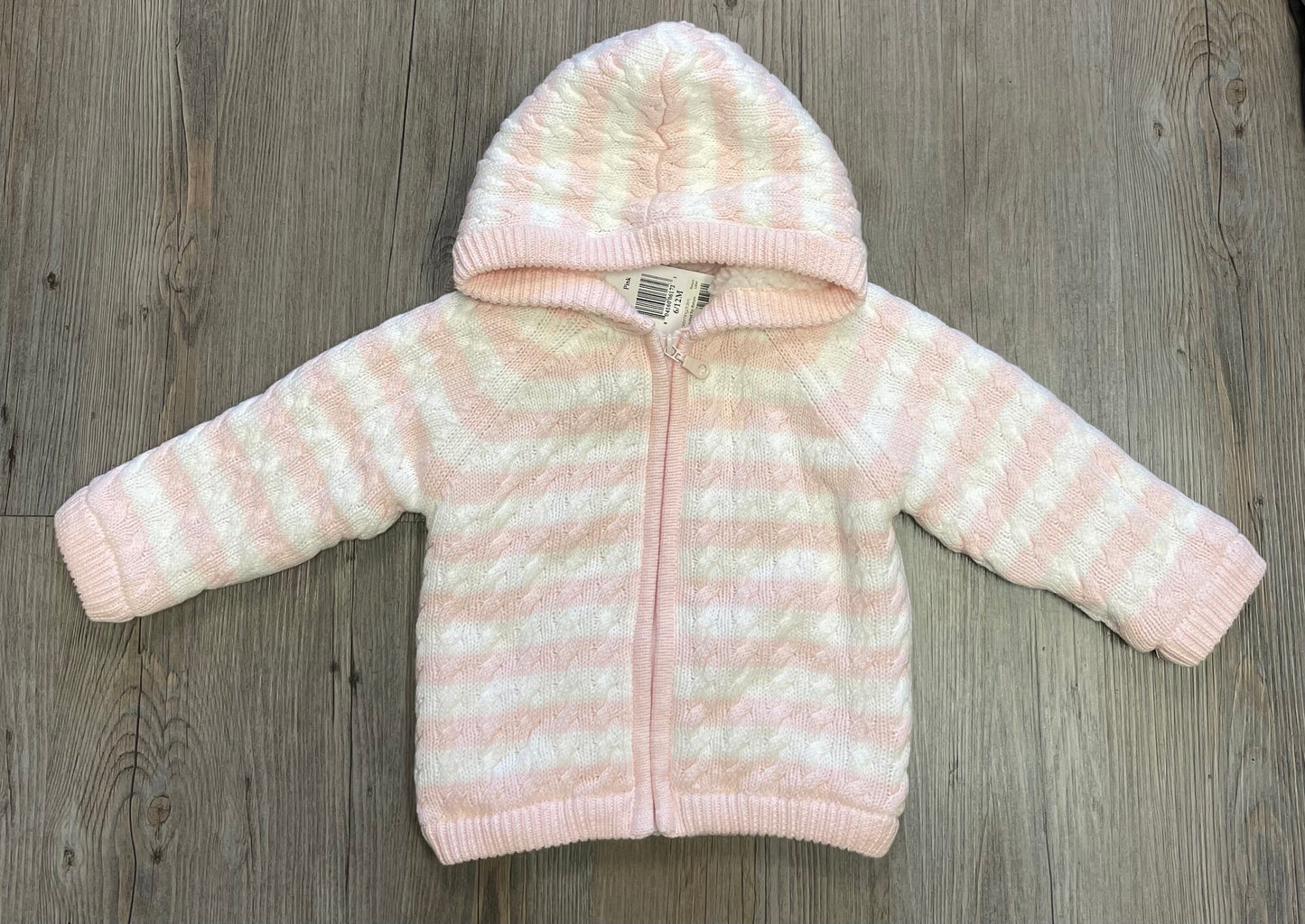 Pink Angel Dear Knitsweater, 6-12M