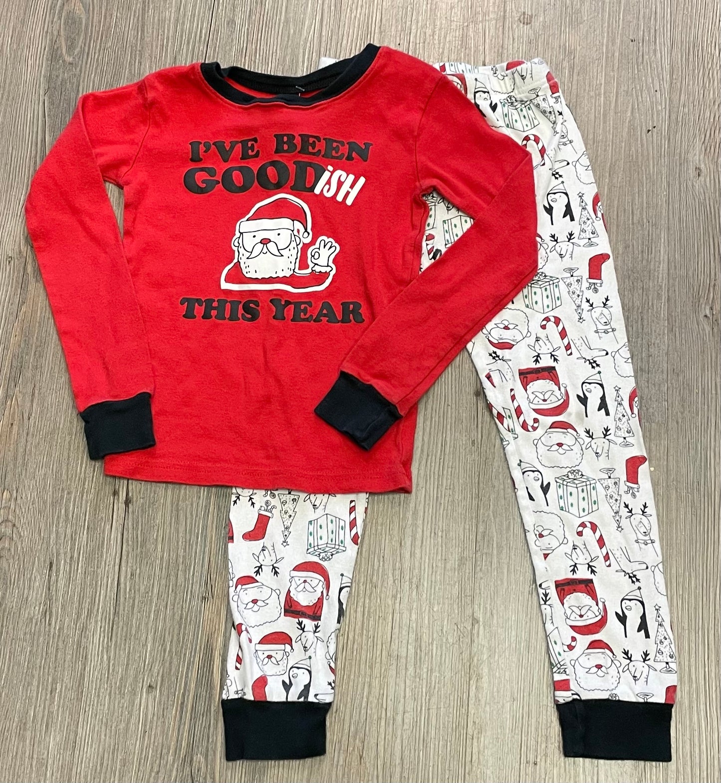 Multi Carters Holiday Pj Set, 6Y