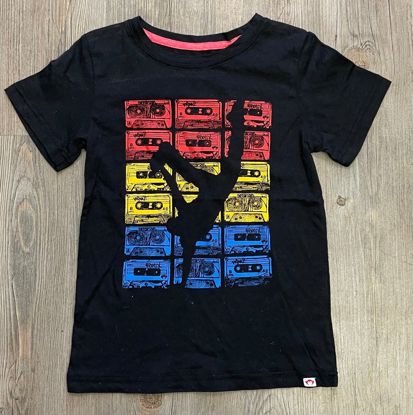 Black Appaman Tee, 6Y