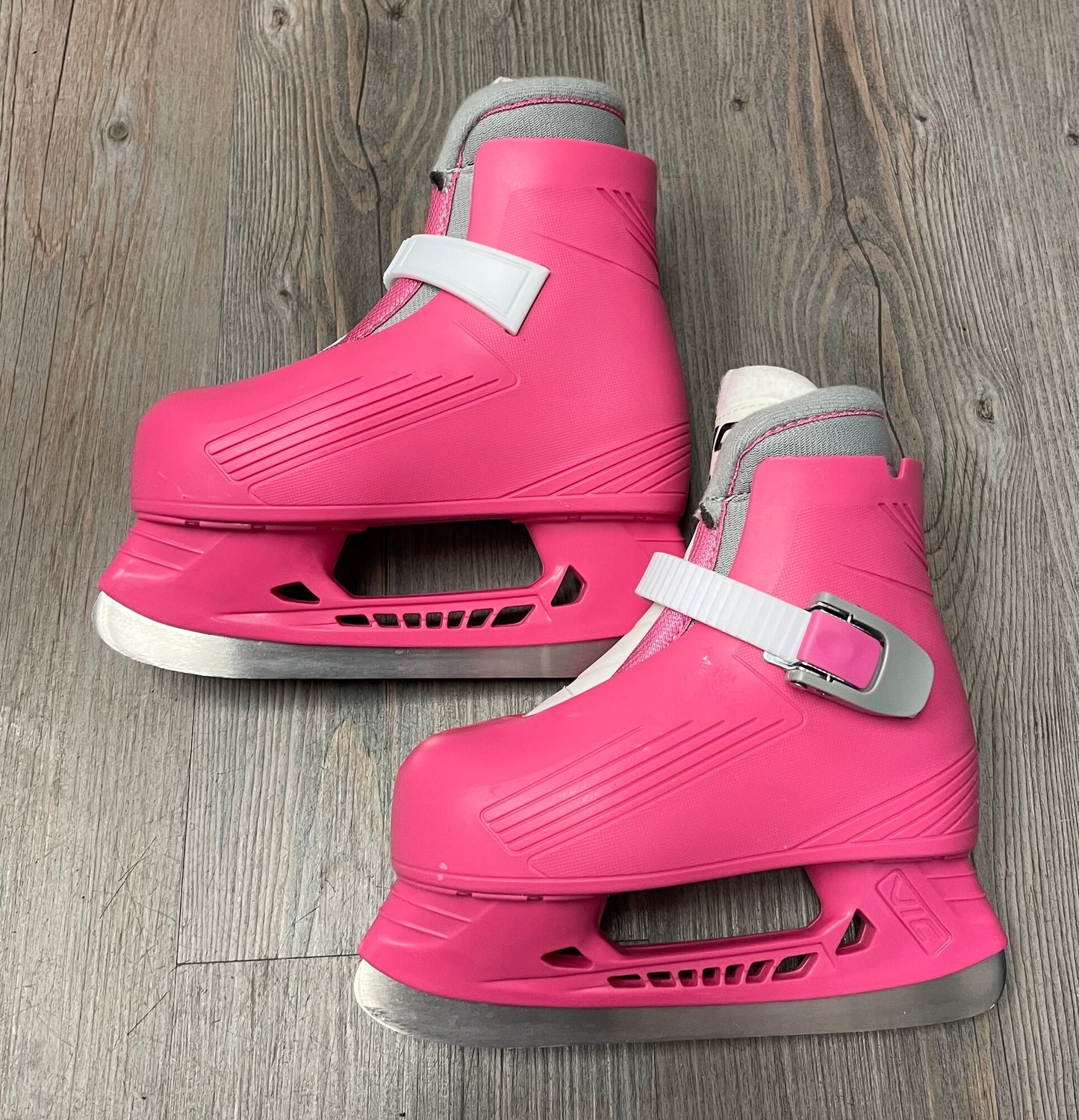 Pink Vic Hockey Skates, 8-9T