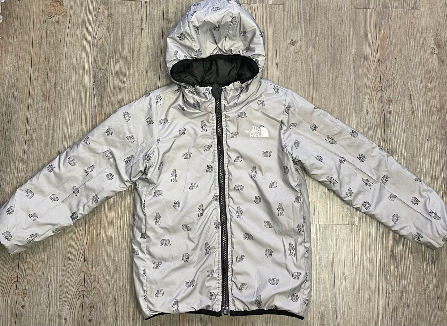 Black Northface Reversible Puff, 5Y