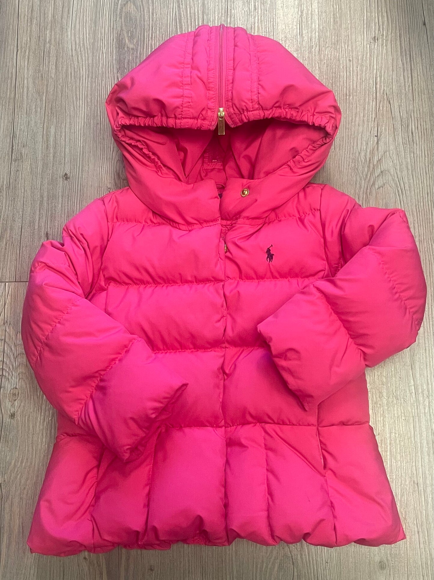 Pink Ralph Lauren Winter Jacke, 4Y