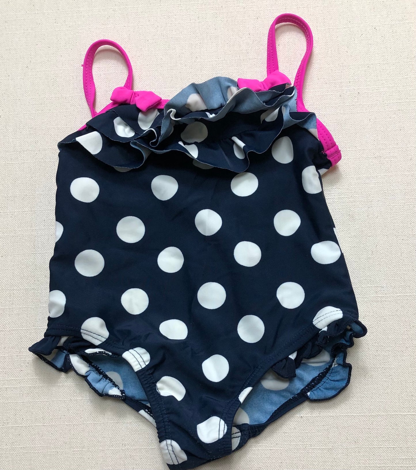 Polka Carters Bathingsuit, 12M