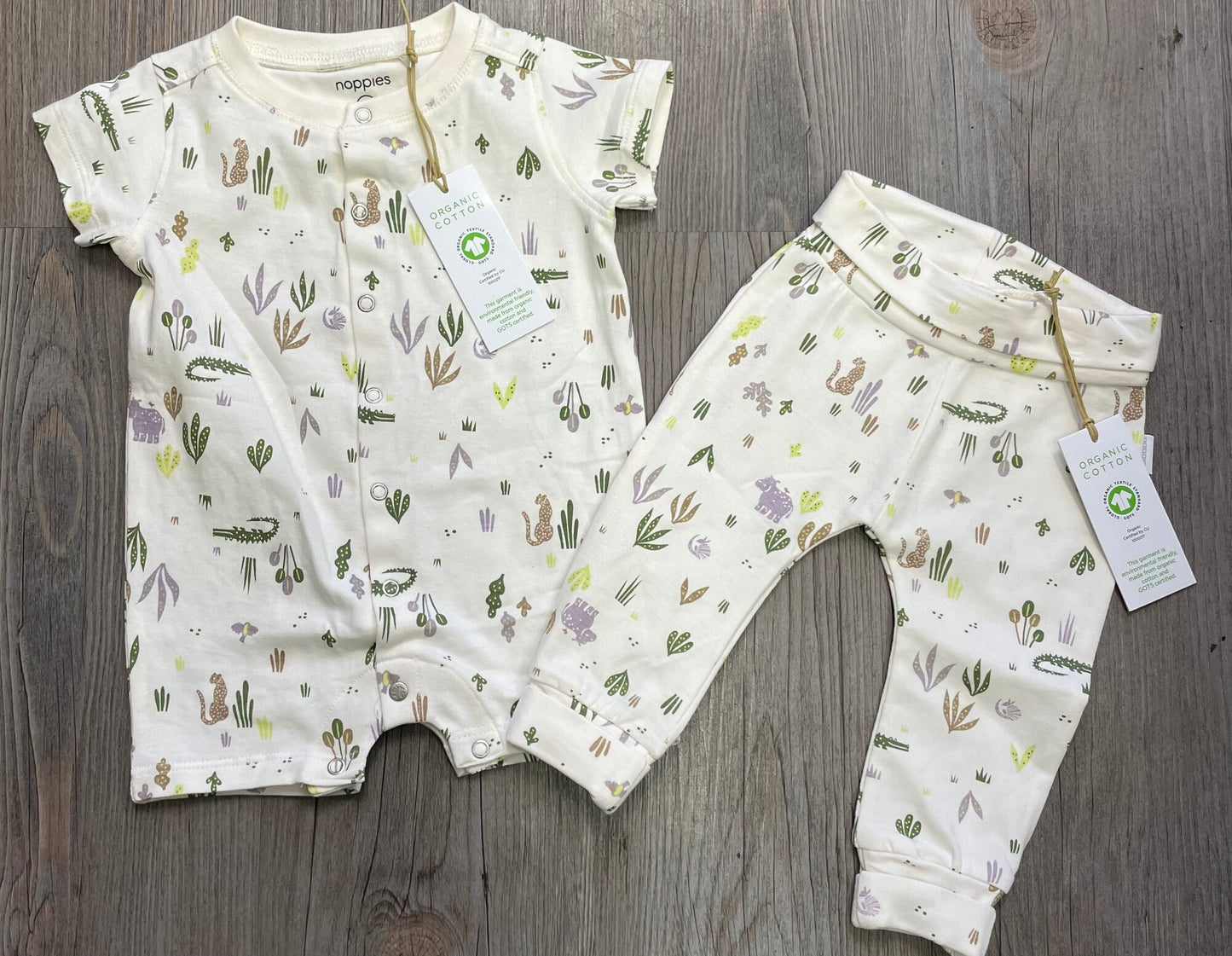 Multi Noppies 2pc Clothing Set, 1-2M