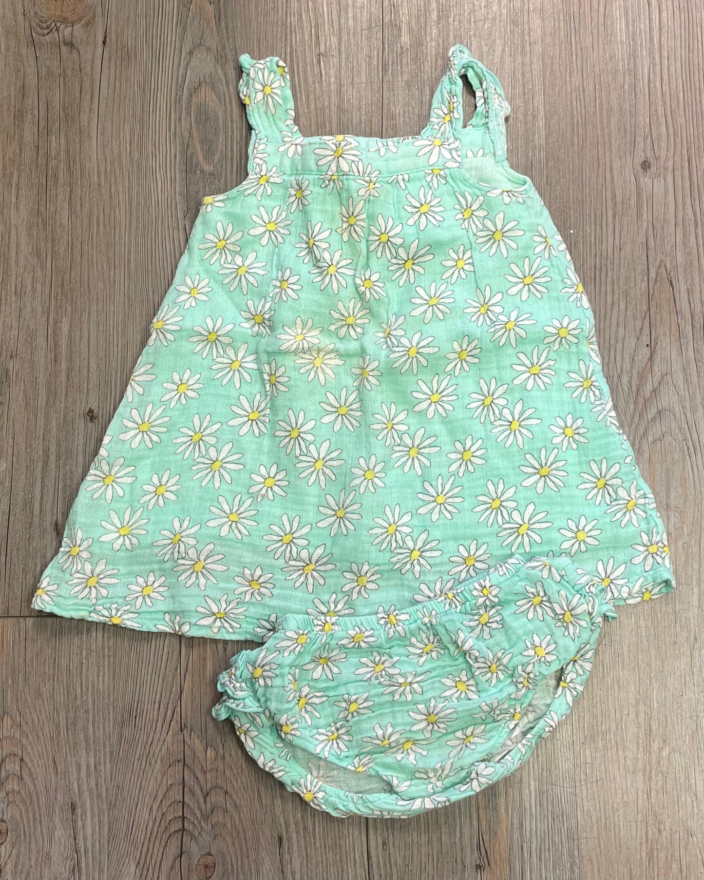 Mint Angel Dear Dress Set, 12-18M
