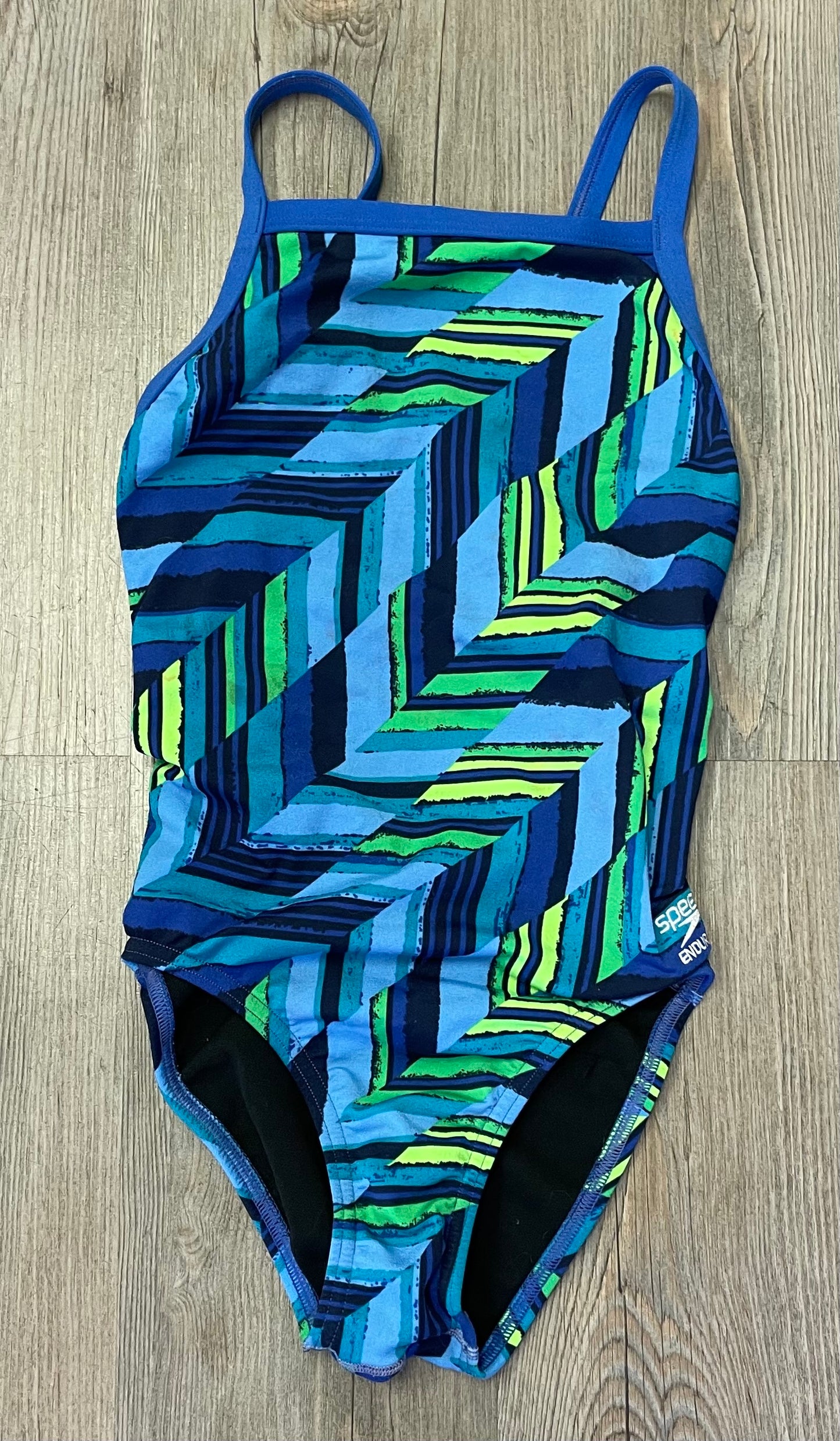 Multi Speedo Bathing Suit, 10Y