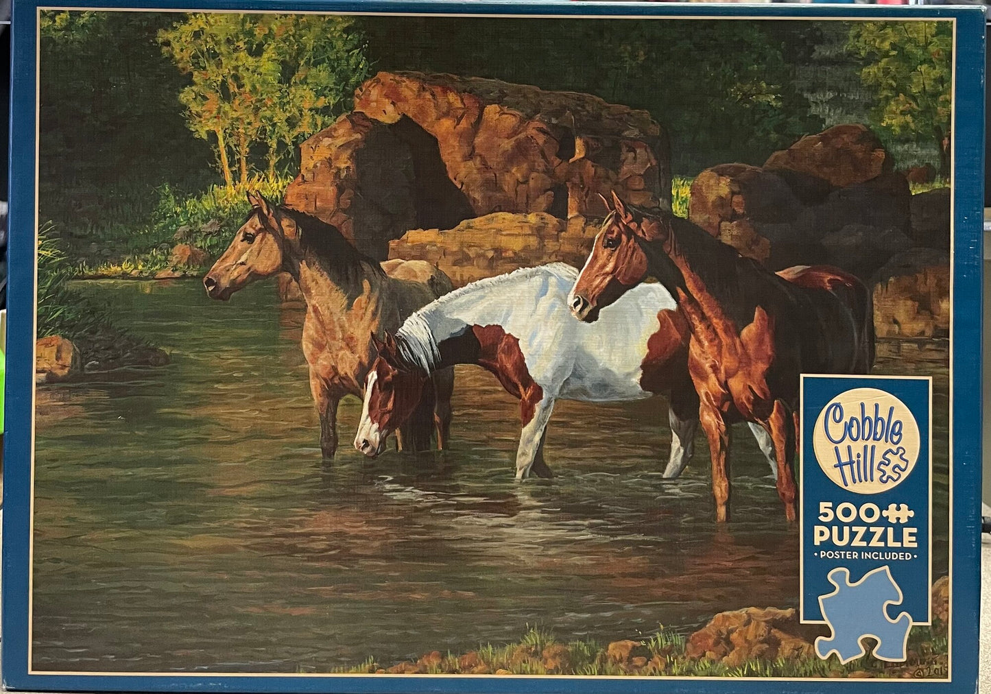 Multi Cobble Hill Horse Pond, 500pcs