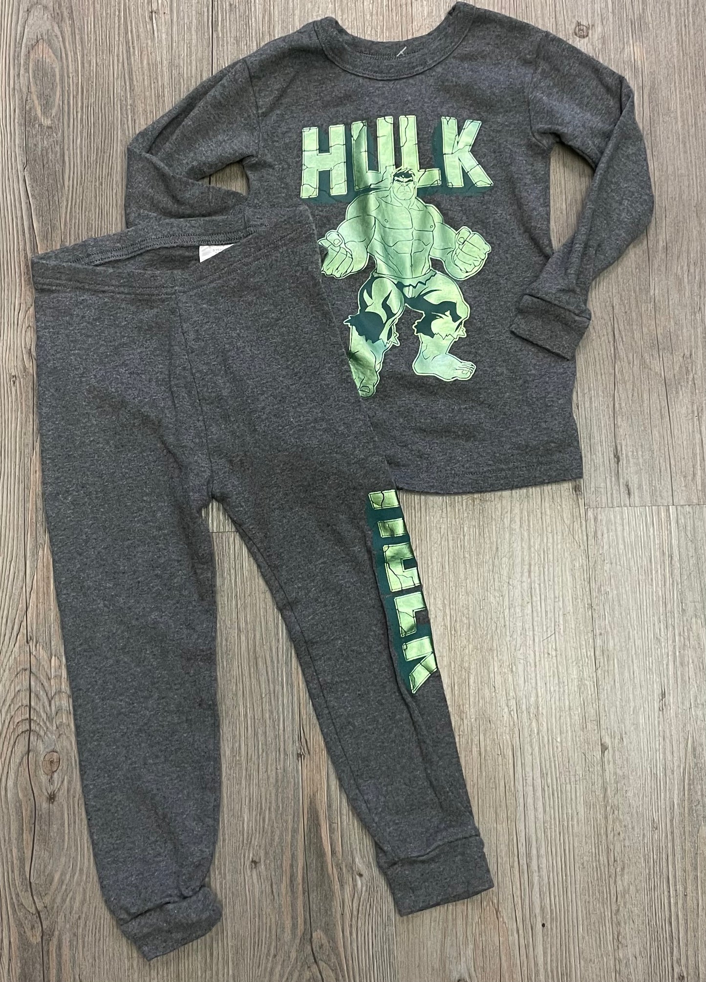 Grey Gap Marvel Pj Set, 3Y