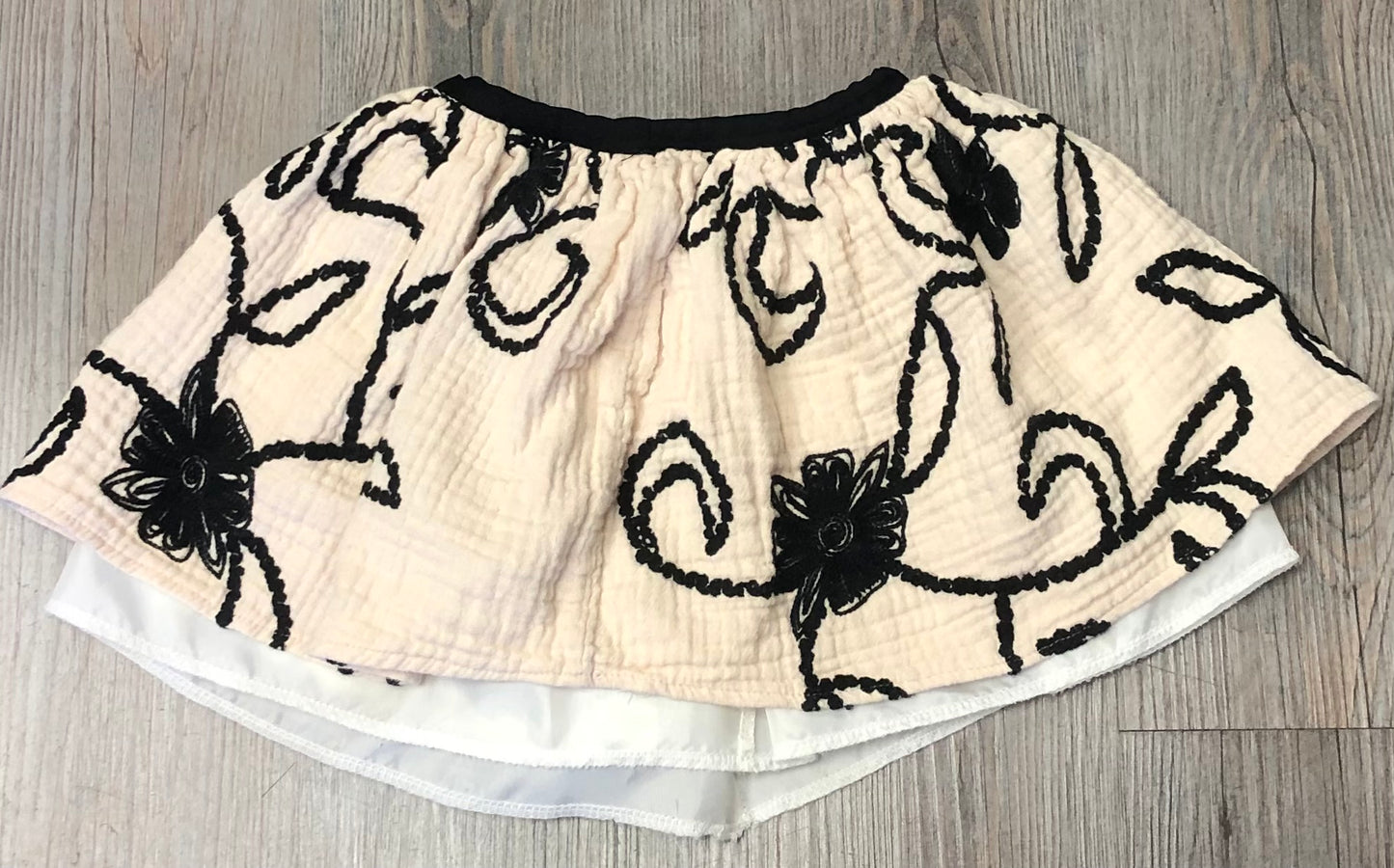 Beige/bl The Jany Embroidered Skir, 2-3Y