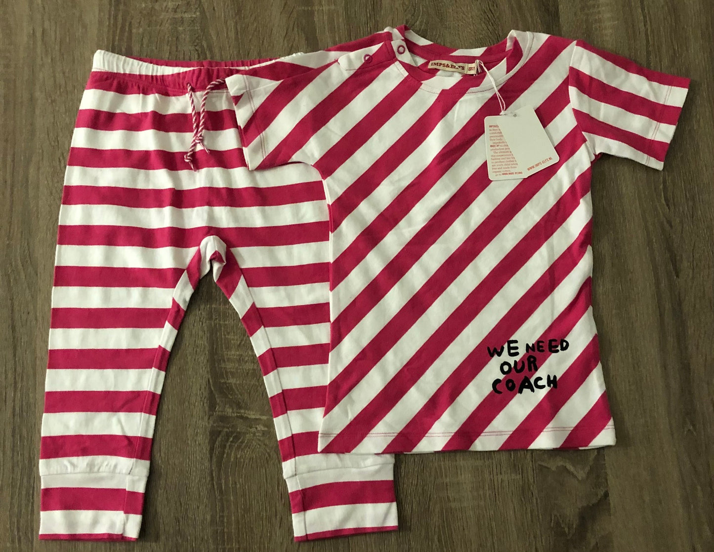 Striped Imps & Elfs 2pcs Set, 3Y
