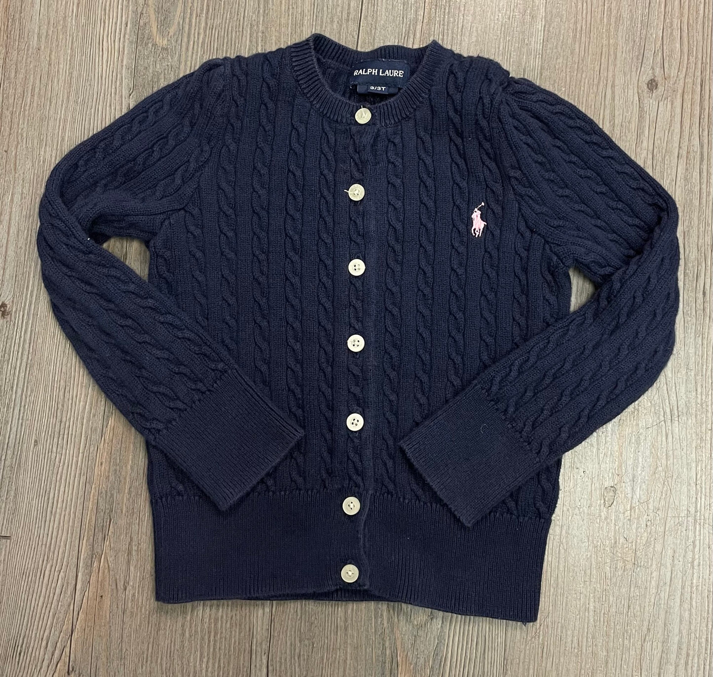 Navy Ralph Lauren Cardigan, 3Y