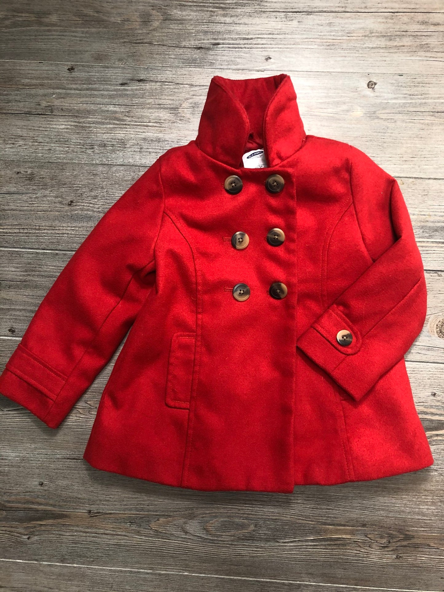 Red Old Navy Fall Coat, 5Y