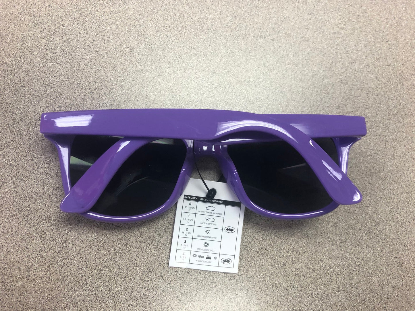 Purple Glossy Sunglasses - NEW!, 4-7 Years