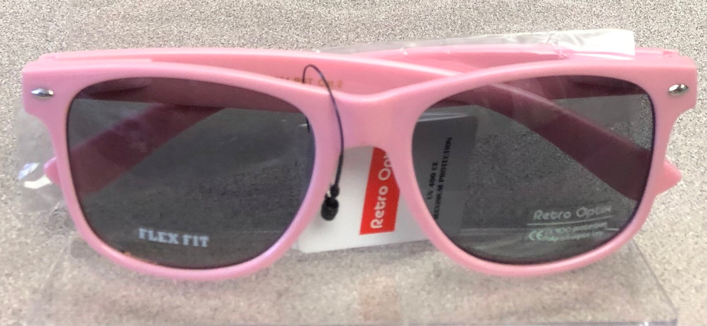 Pink Flex Fit Sunglasses, Youth