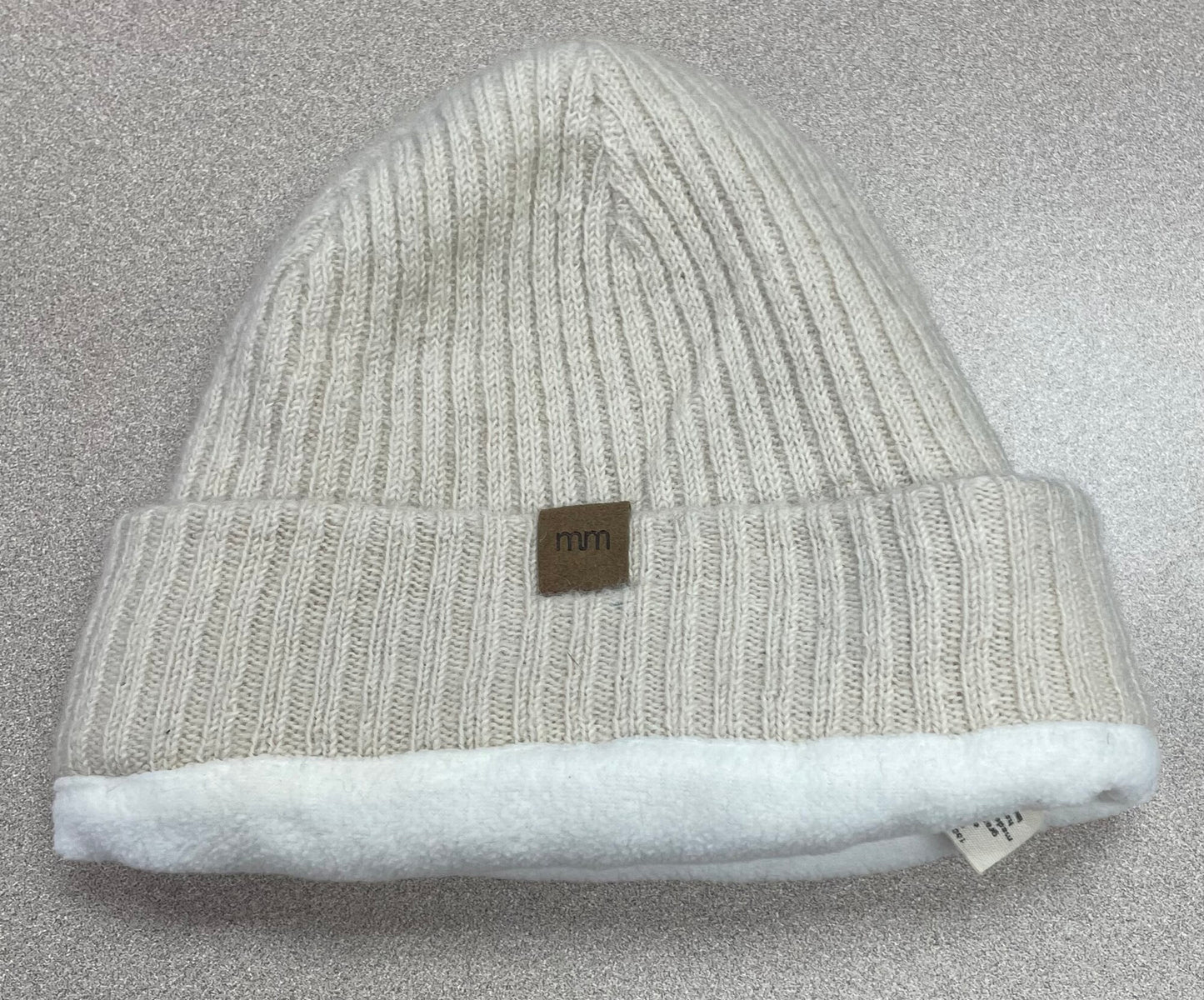 Beige Mini Mioche Lined Hat, 5Y+