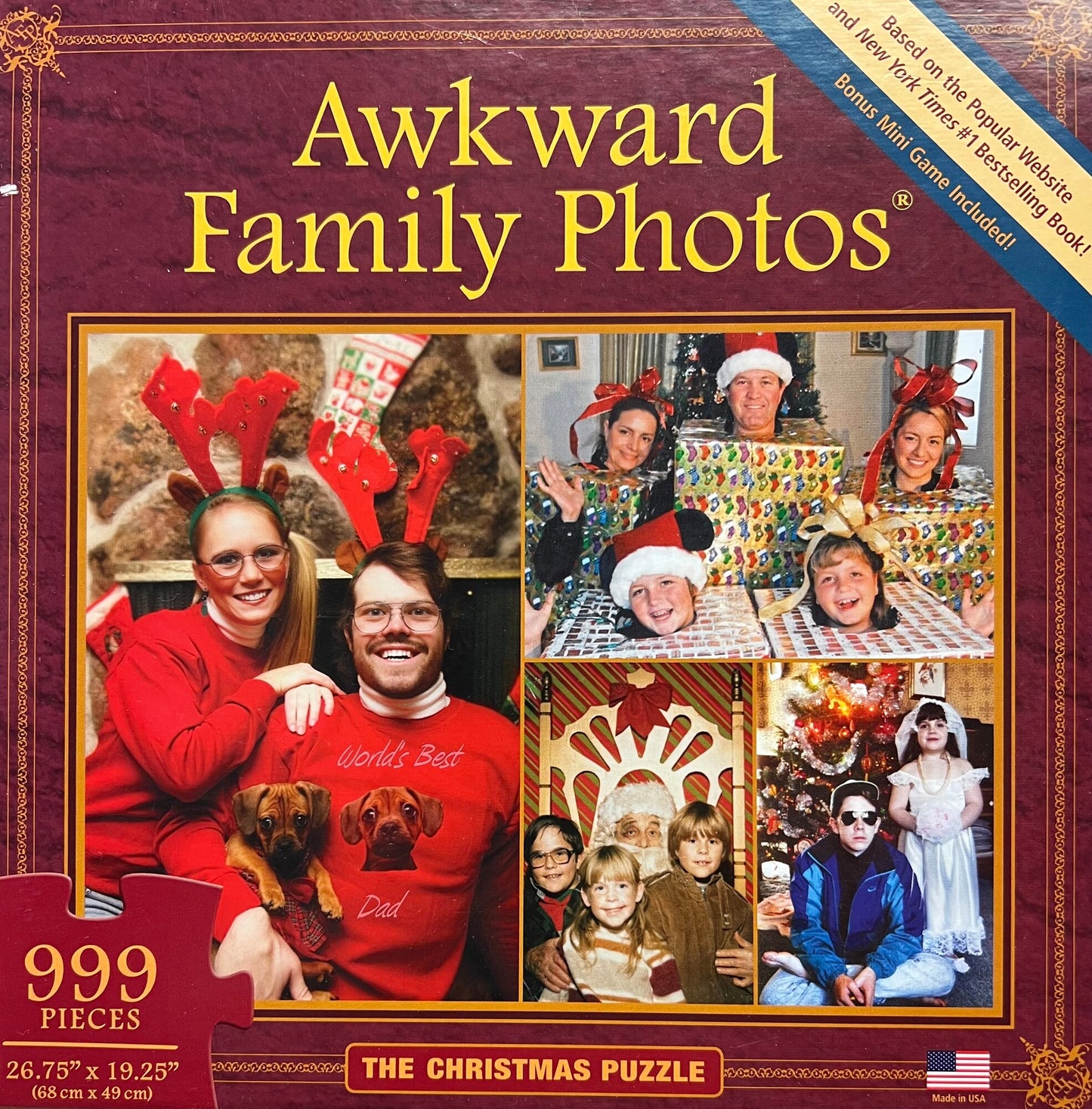 Red AwkwardFamily Photos Puzz, 999 Pcs
