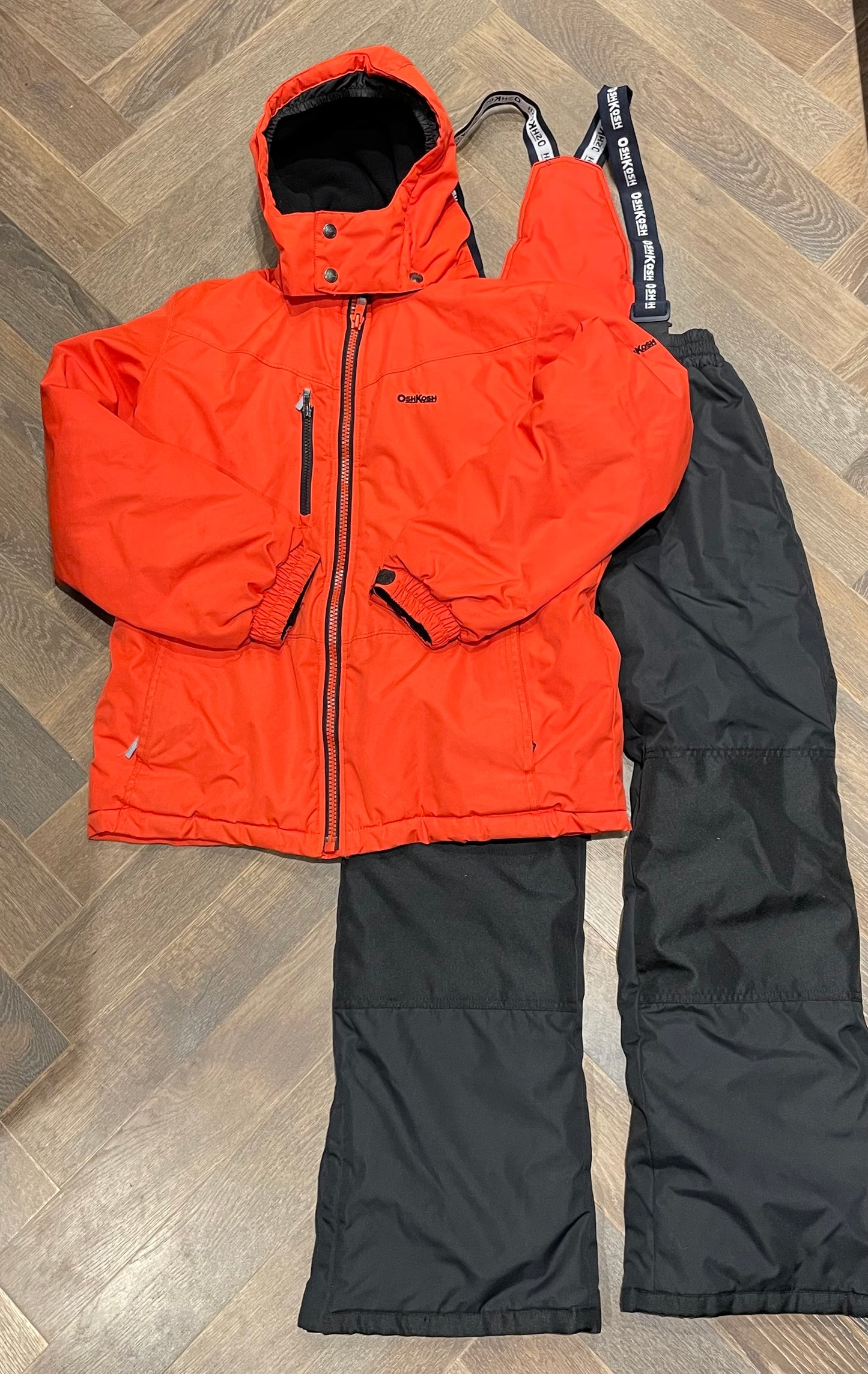 Orange Oshkosh Winter Suit 2pc, 14Y