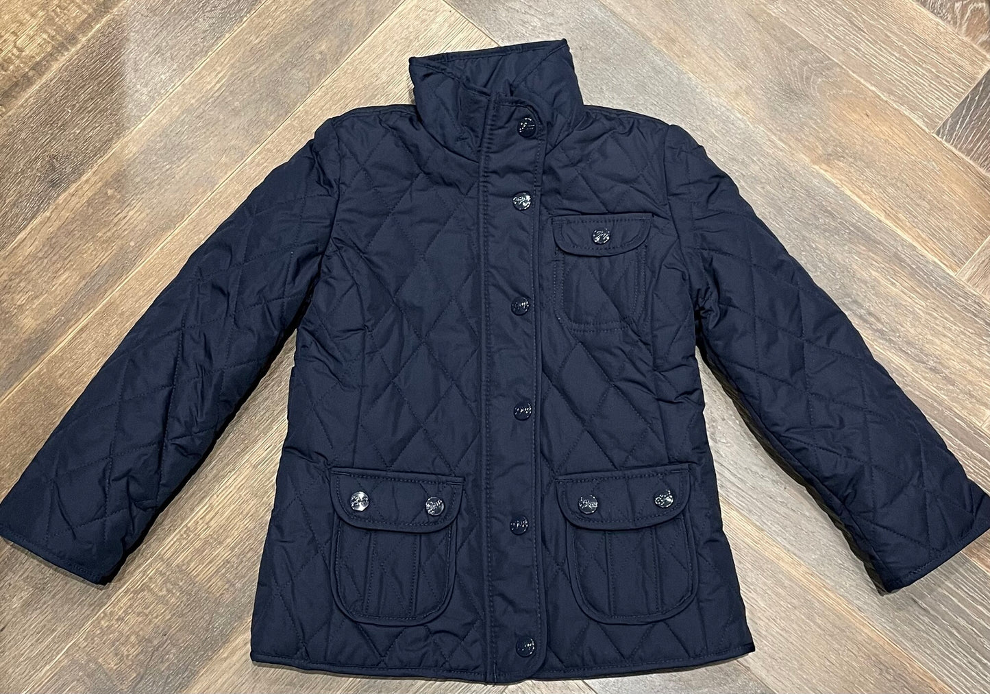 Navy Gap Quilted Jacket, 4-5Y