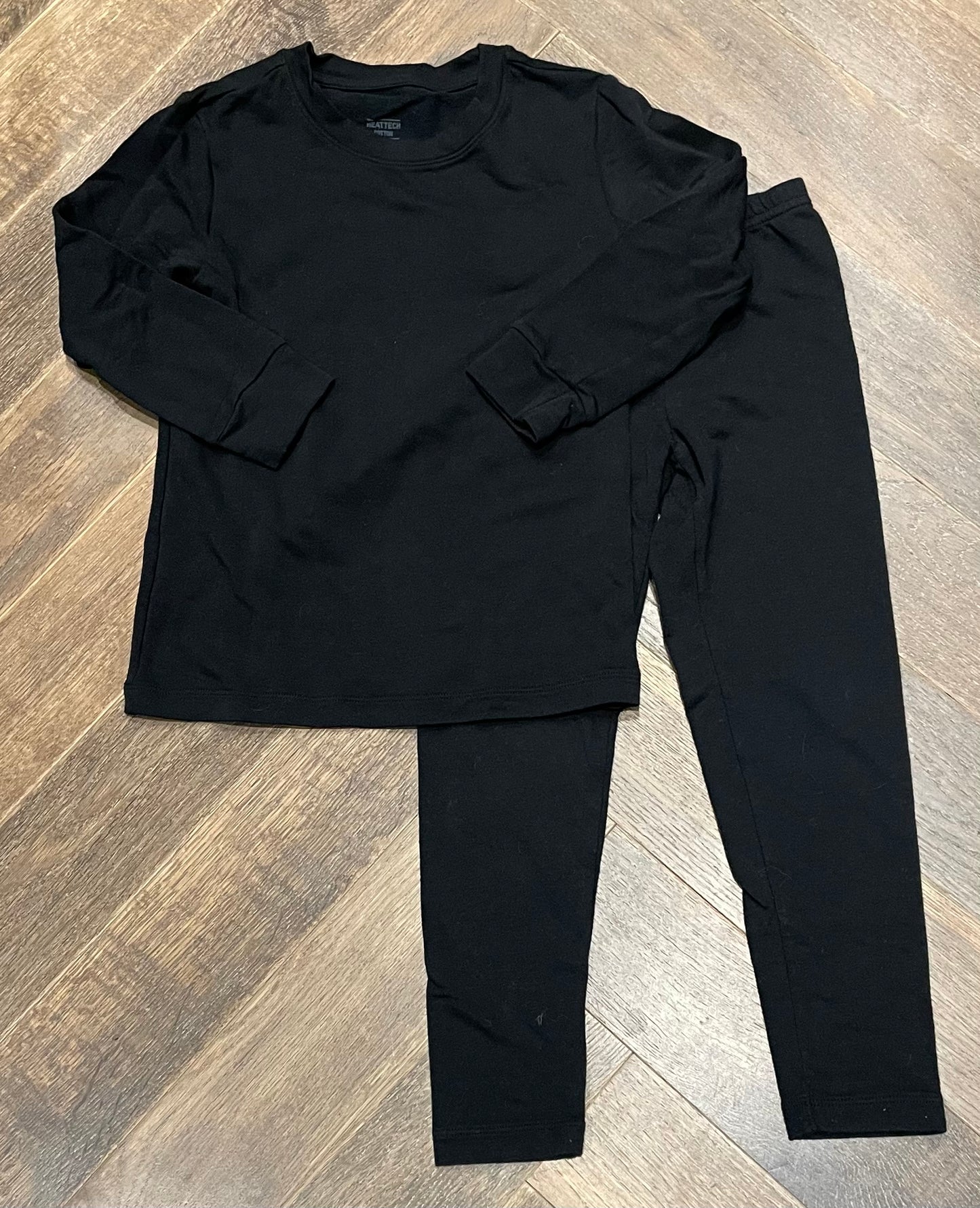 Black Uniqlo Thermal Base Layer, 3-4Y