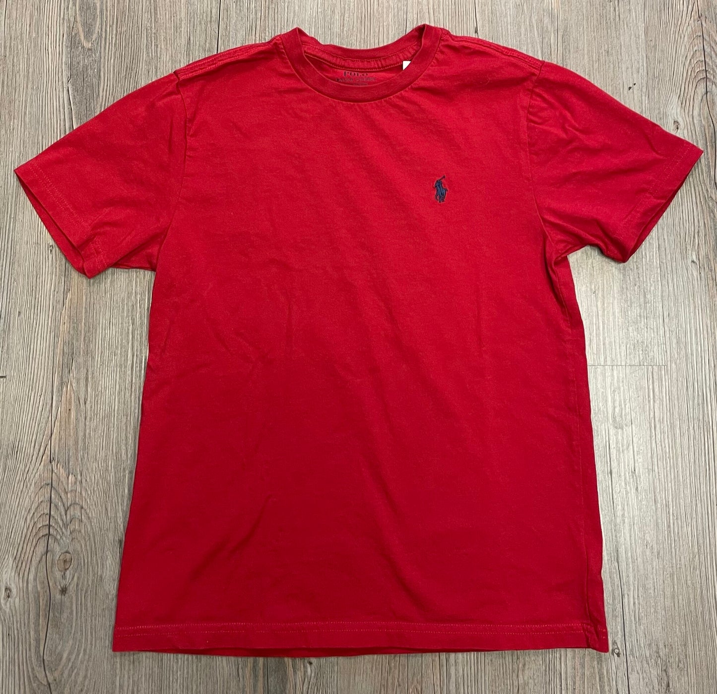 Red Polo Ralph Lauren Tee, 10-12Y