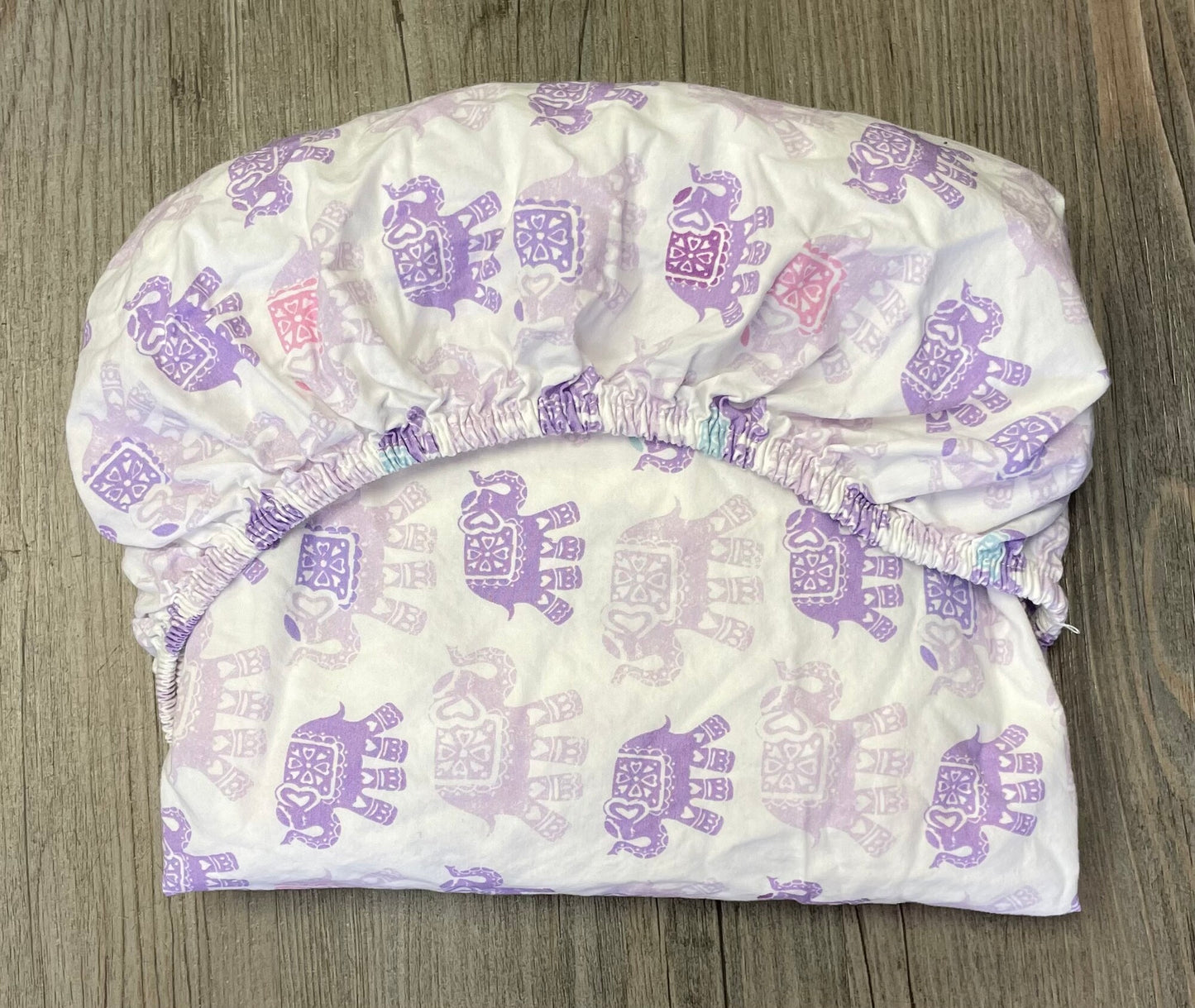 Lavander Pottery Barn Crib Sheet, Pre-owned