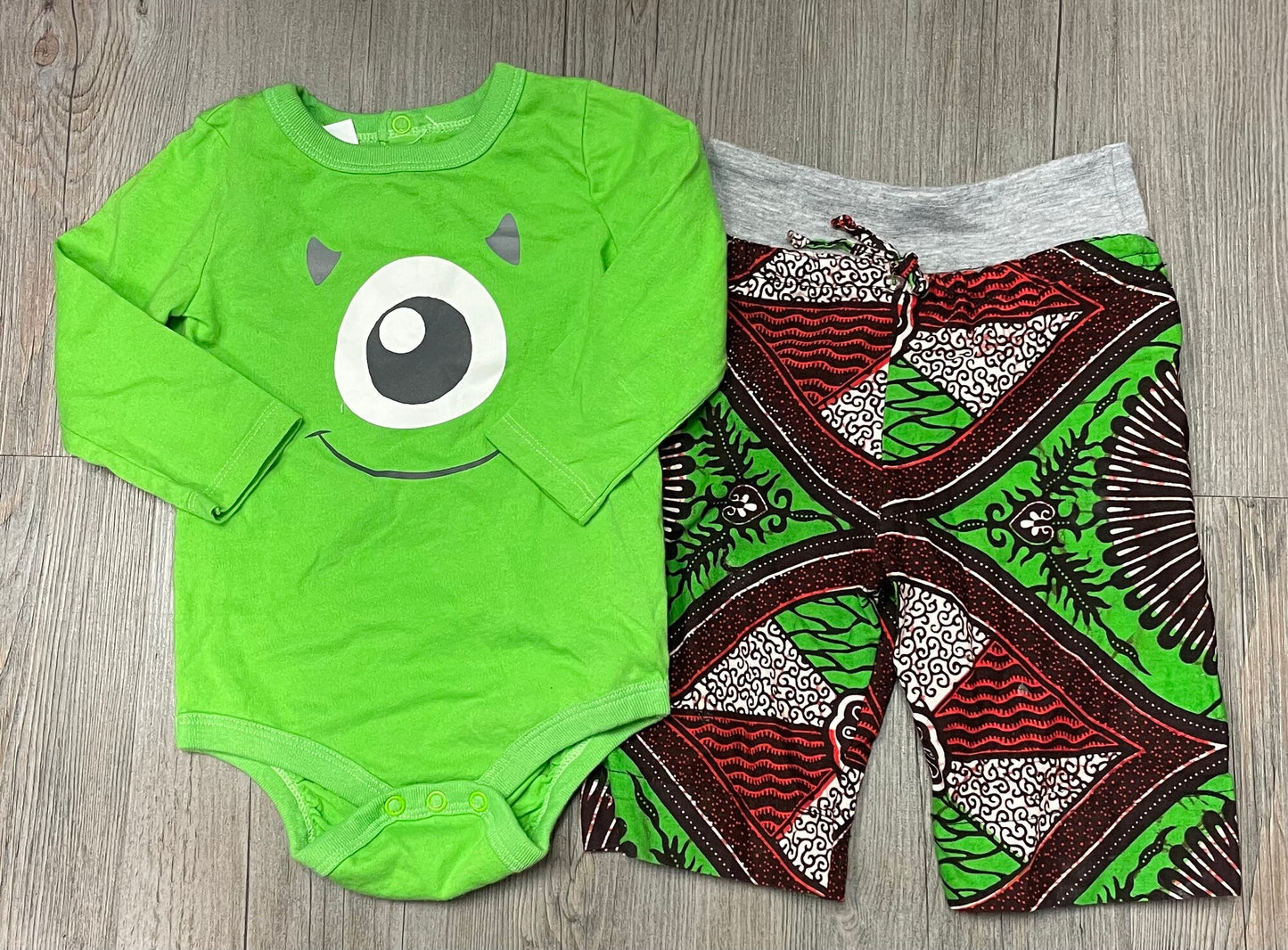 Green Mix & Match Clothing, 6-12M