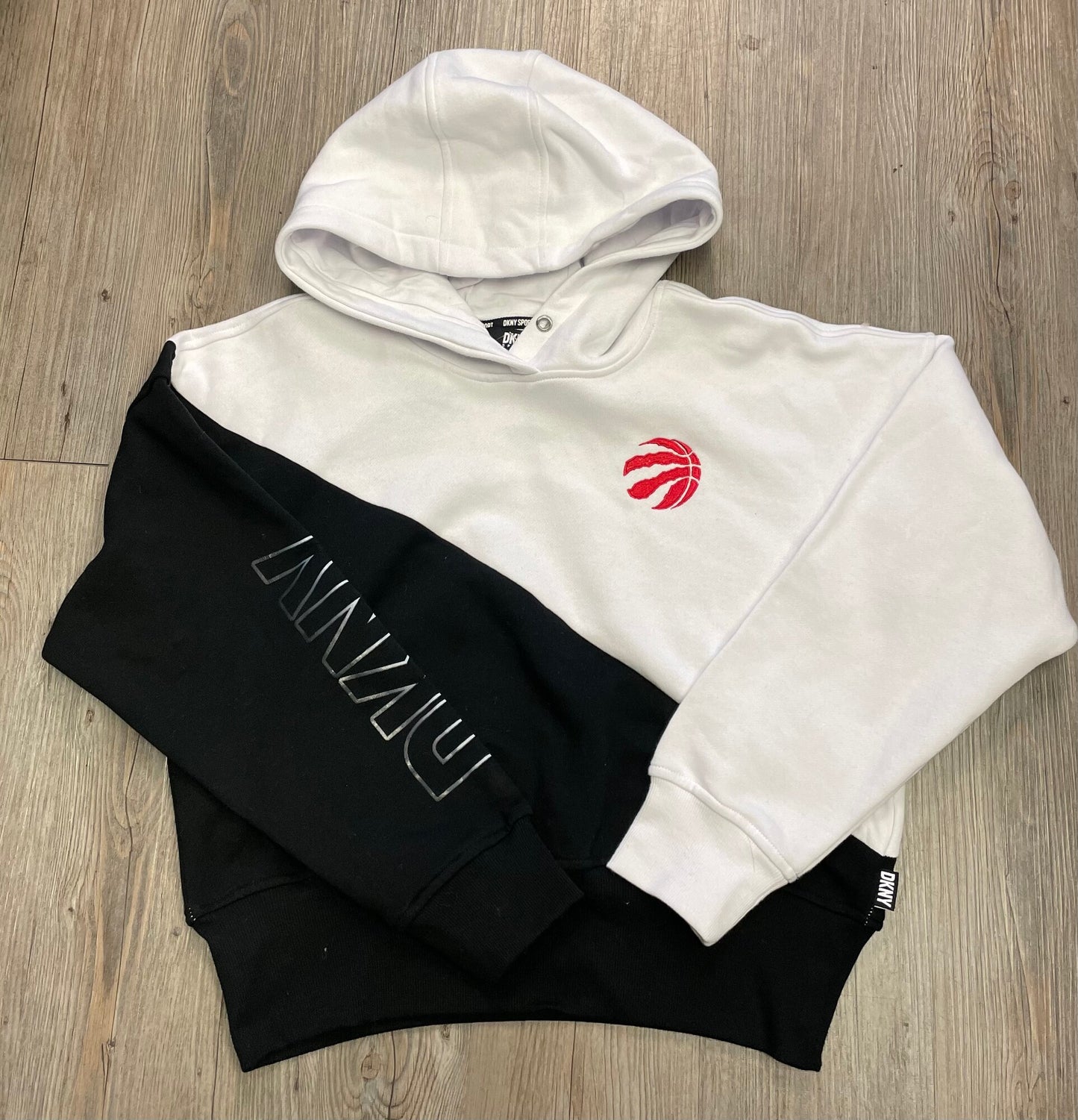 Blk/whit DKNY Raptors Hoodie, 14Y+