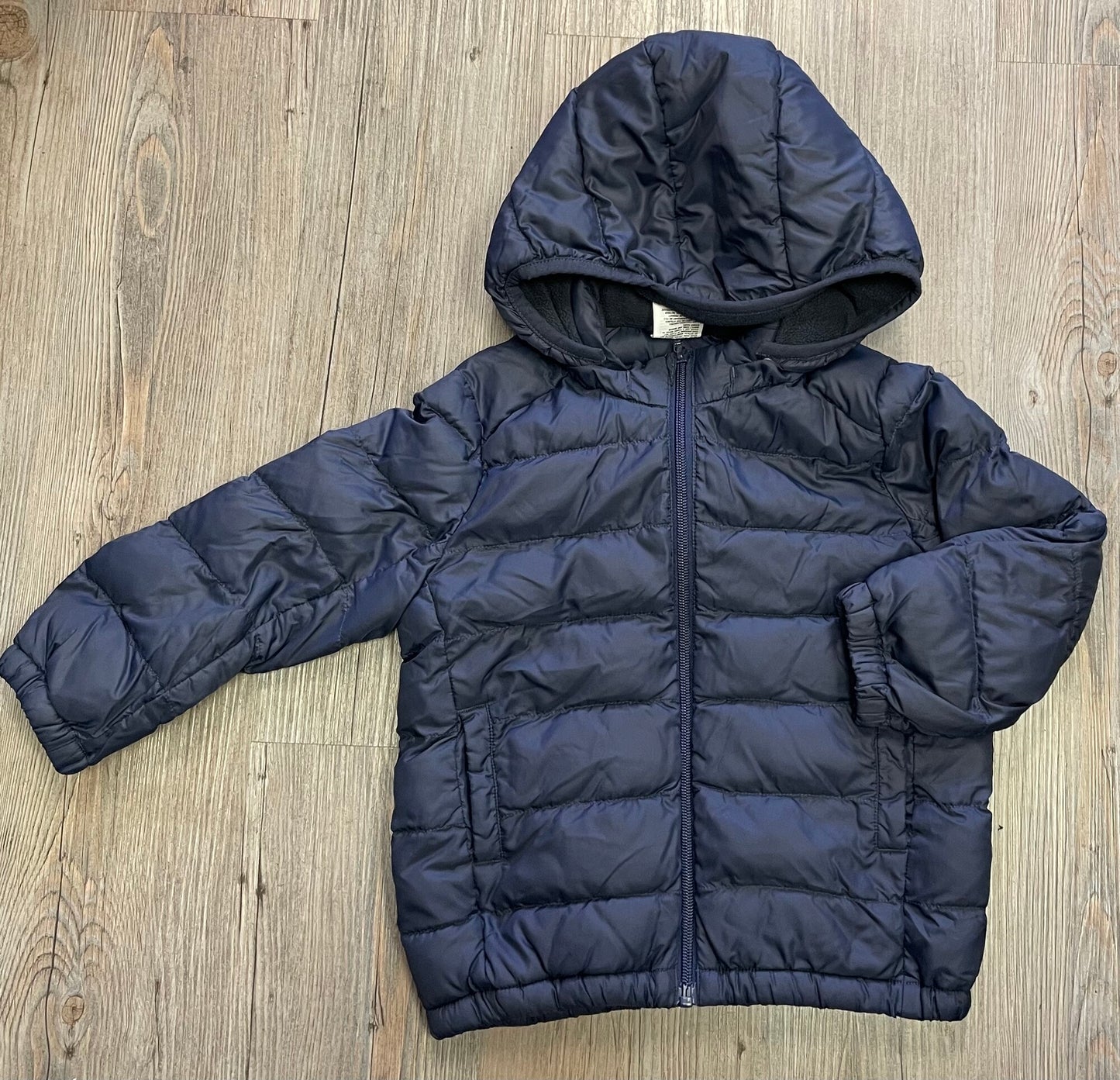 Navy Uniqlo Puffer Jacket, 3Y