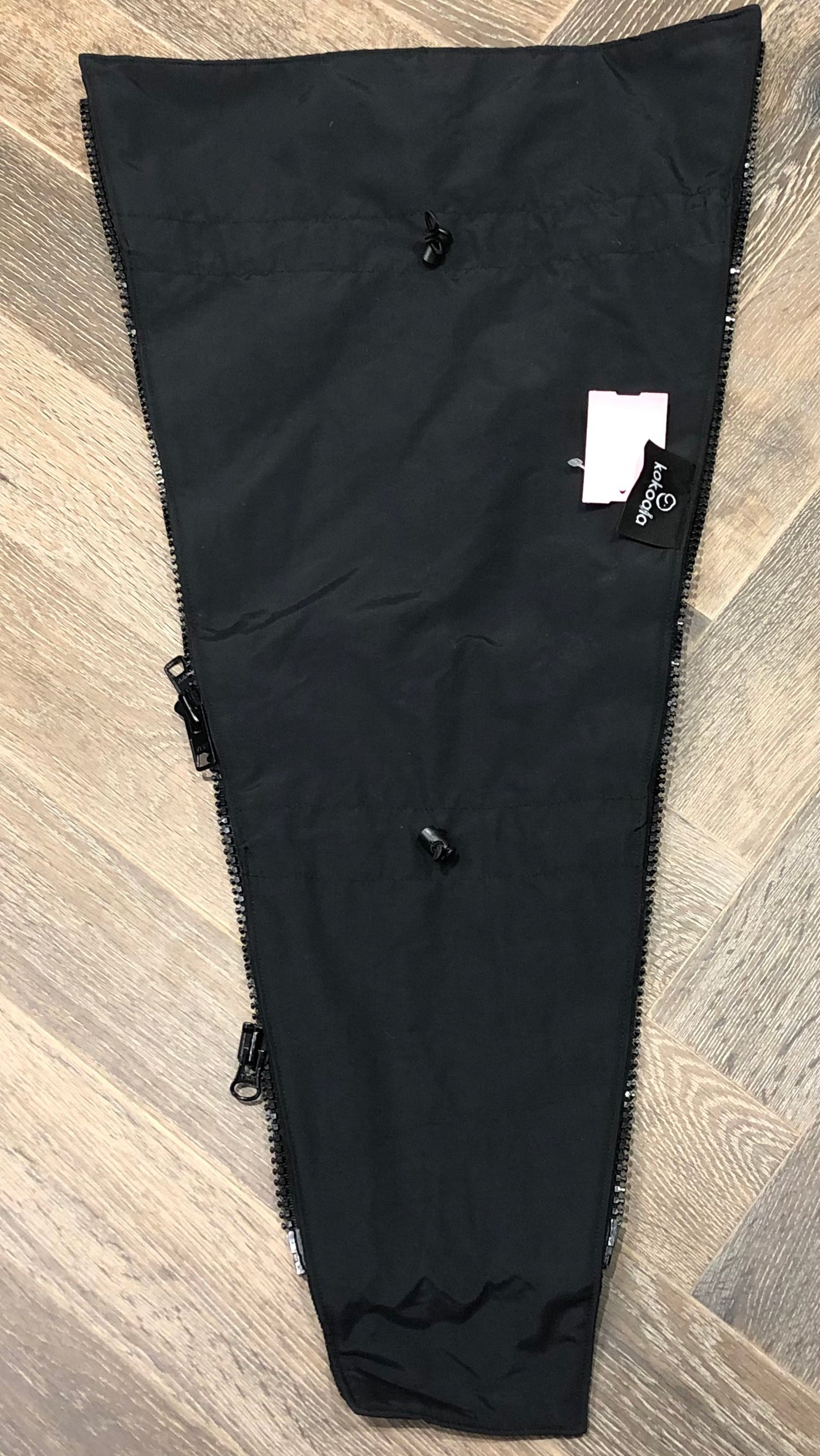 Black Kokoala Coat Extender, Zipper 25