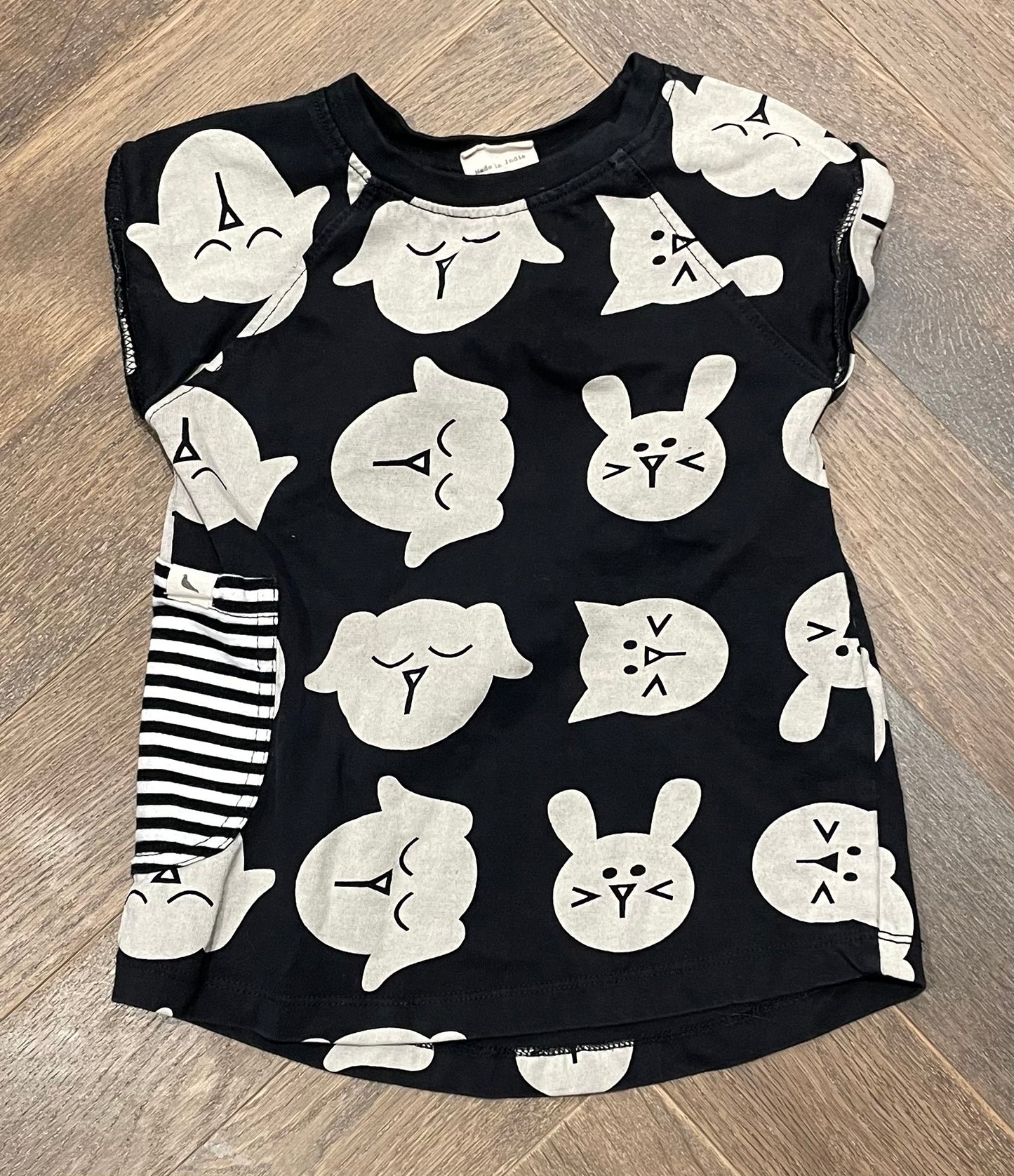 Black Turtledove London Tunic, 1-2Y