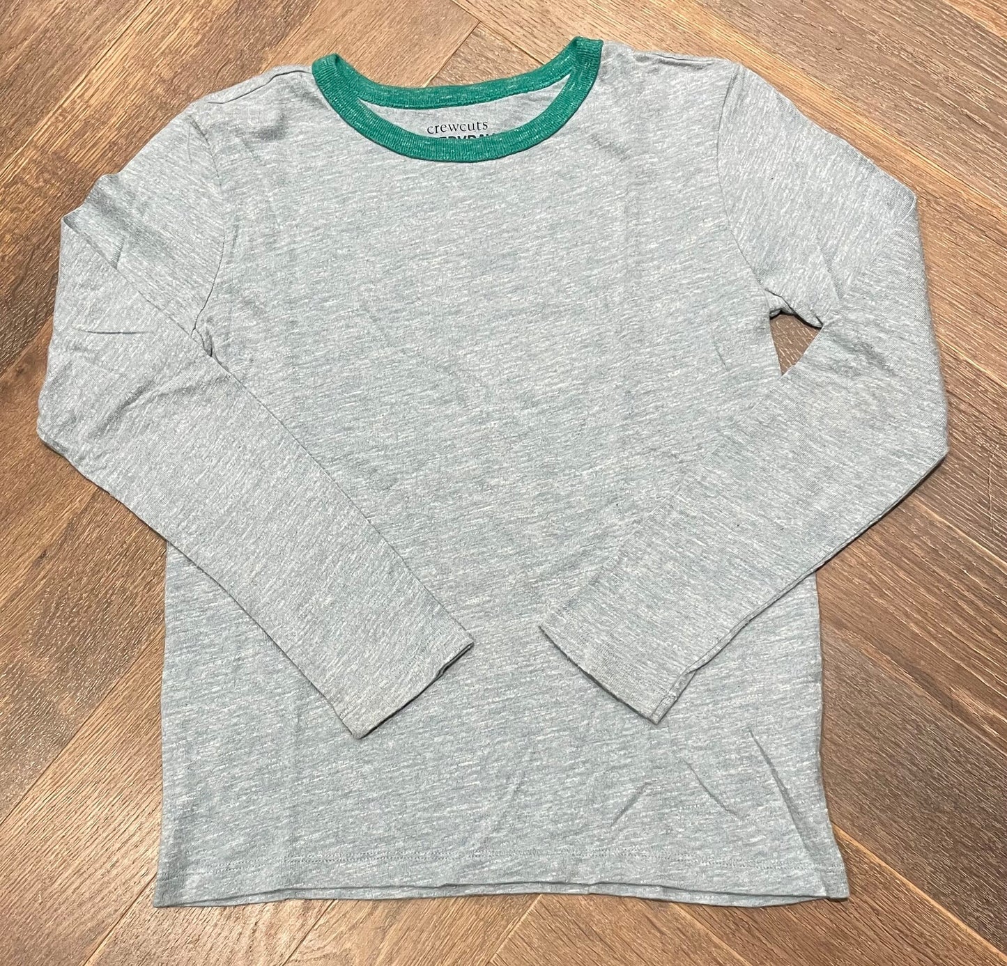 Green Crewcuts Everyday LS Tee, 8Y