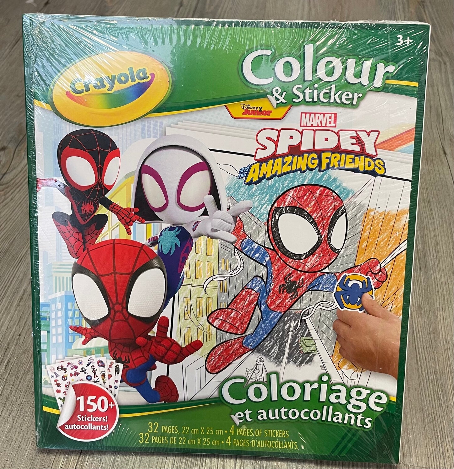 Multi Crayola Spidey Sticker Bo, Paperback
