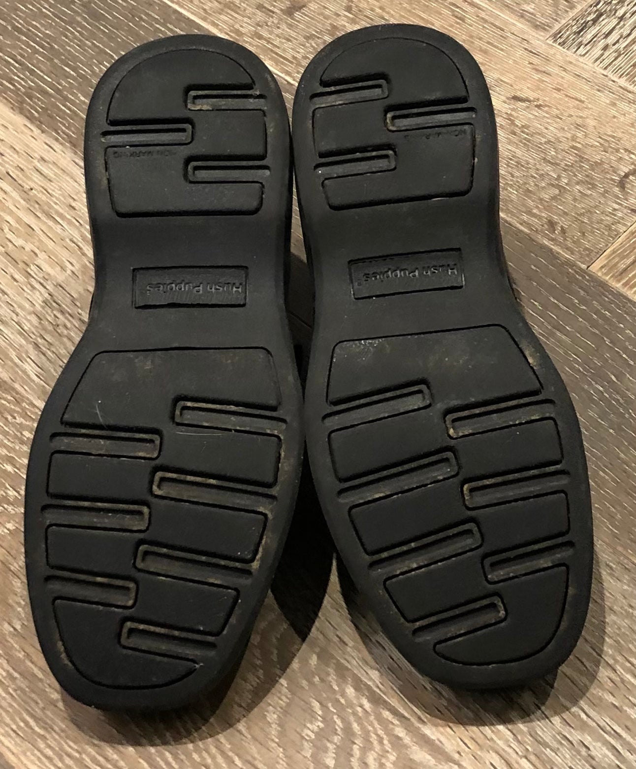 Black Hush Puppies, 13.5Y